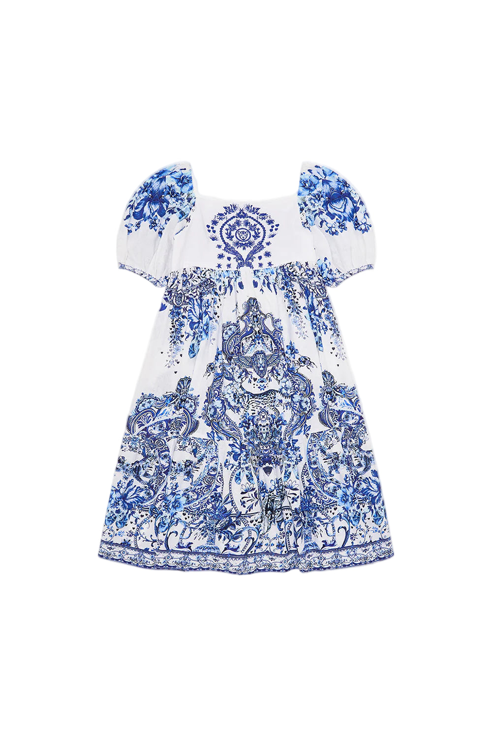 Puff Sleeve Midi Dress