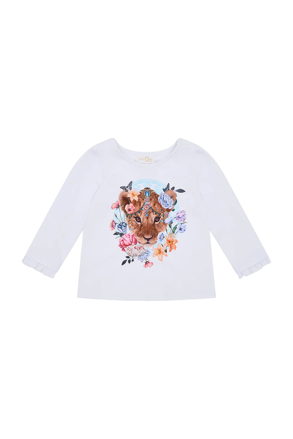 Frill Sleeve Baby Top