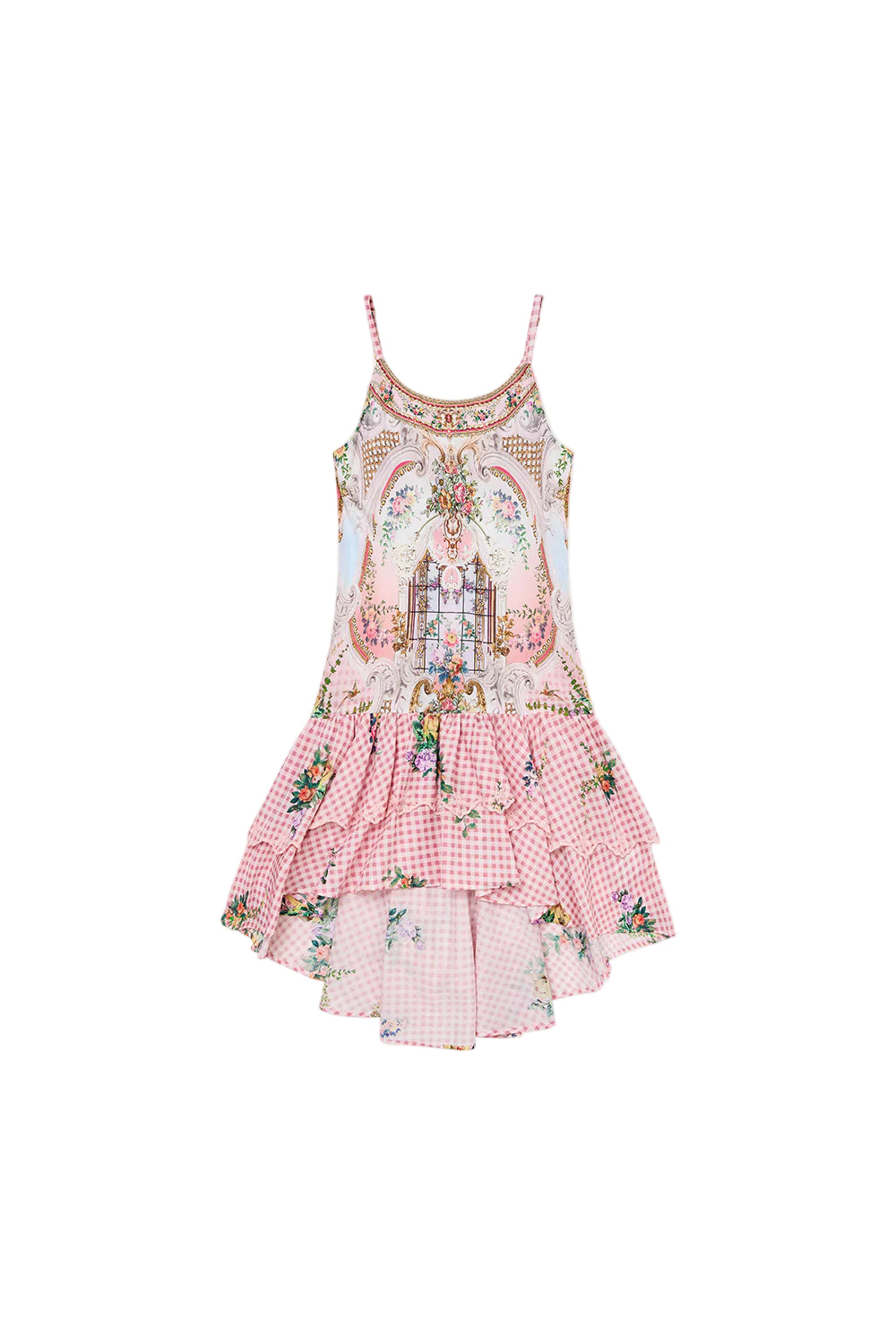Lisbon Lullaby Kids Tiered High-Low Dress (12-14 Years)