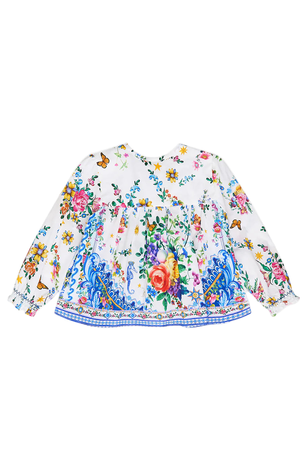 Tiles Darls Babies Jacket With Shirring