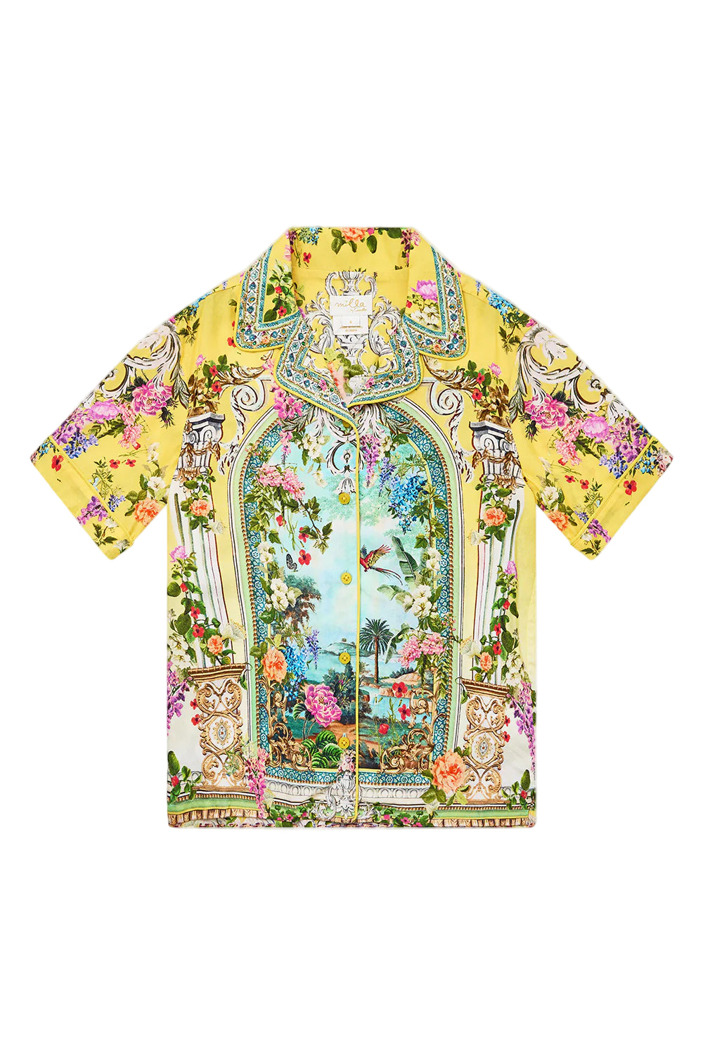 Tales Of Topkapi Palace Boys short Sleeve Camp Collared Shirt Camilla