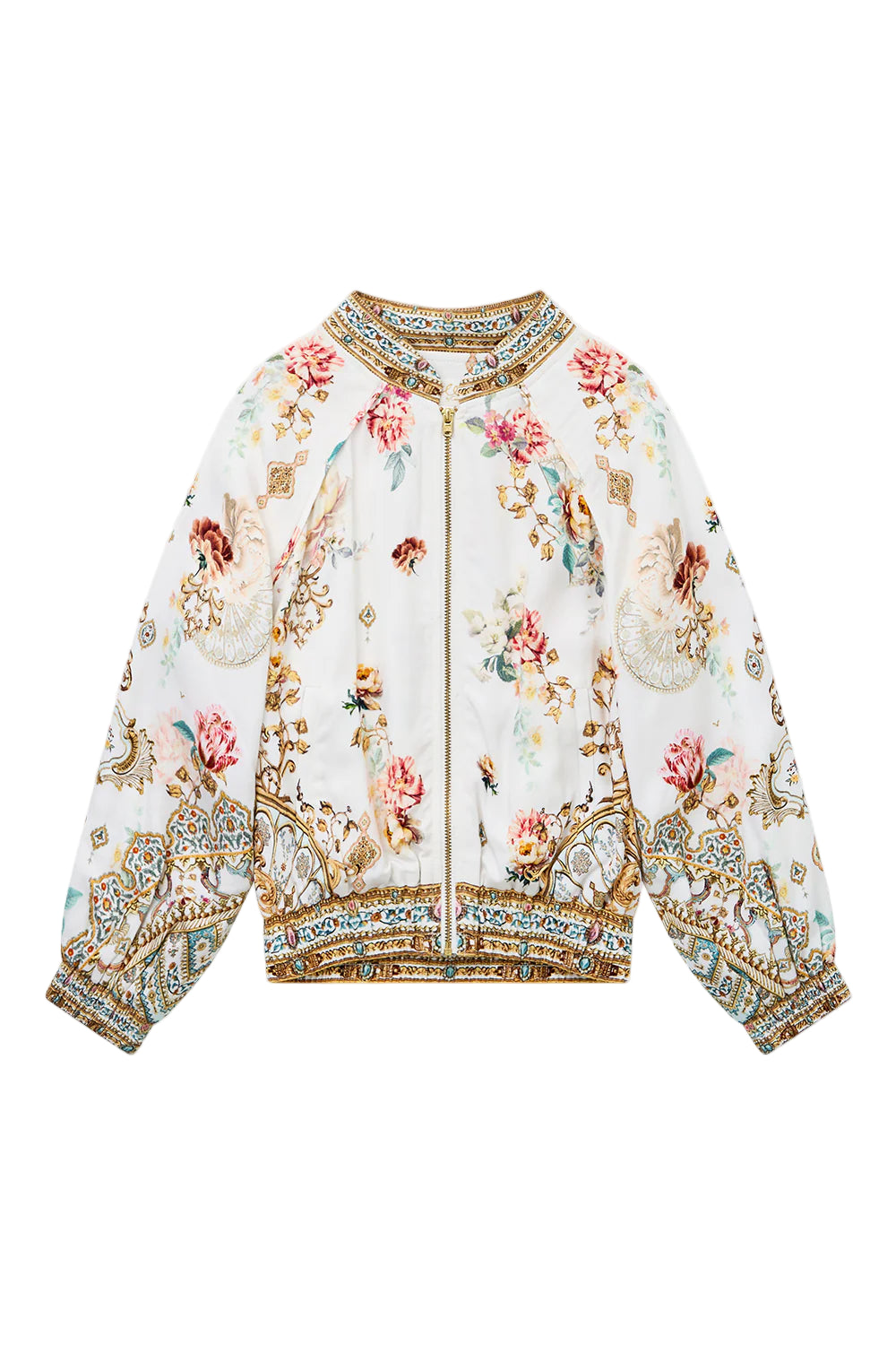 Ottoman Dynasty Kids Blouson Sleeve Bomber Jacket Camilla