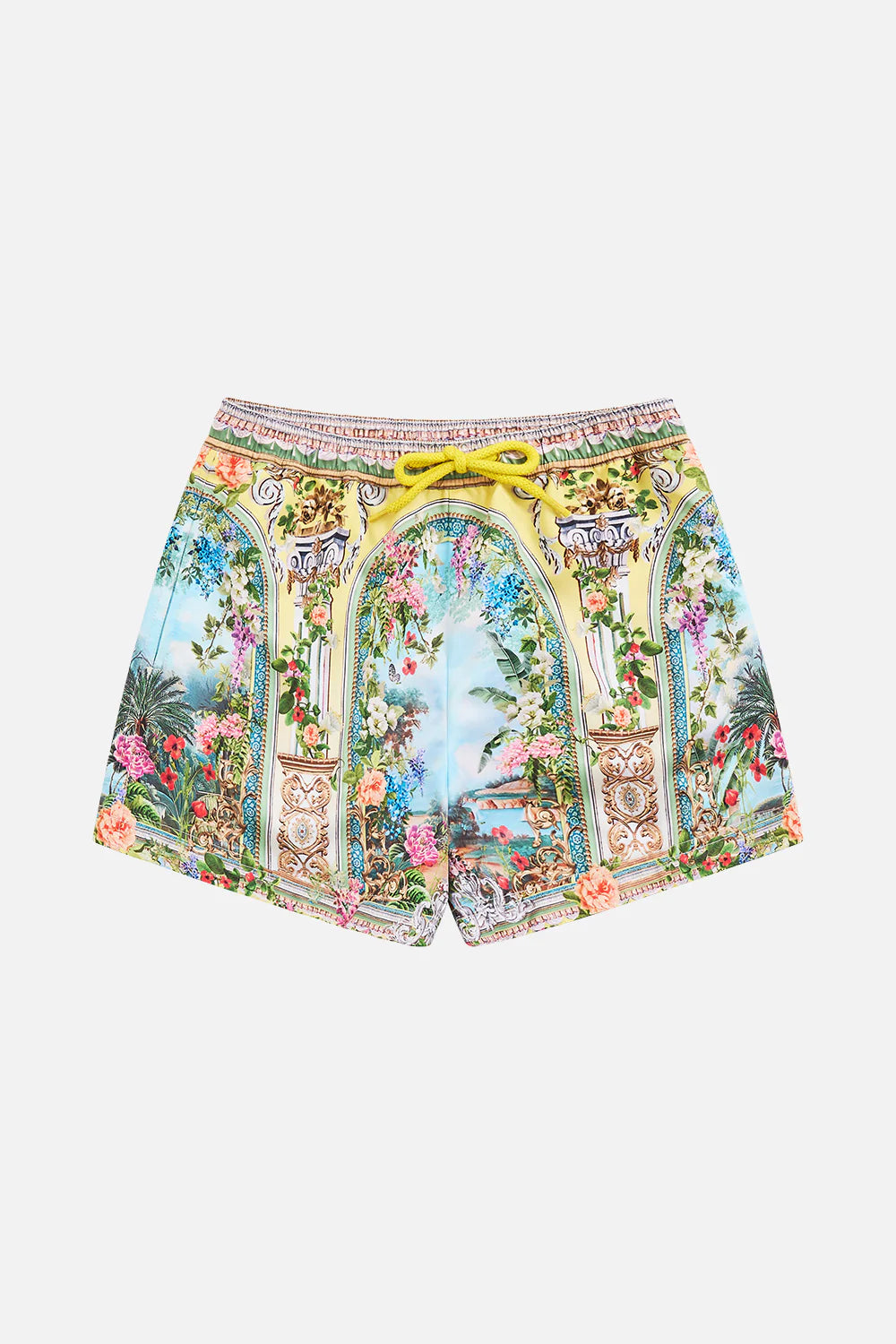 Tales Of Topkapi Palace Boys Mid Length Boardshort With Elastic Waist