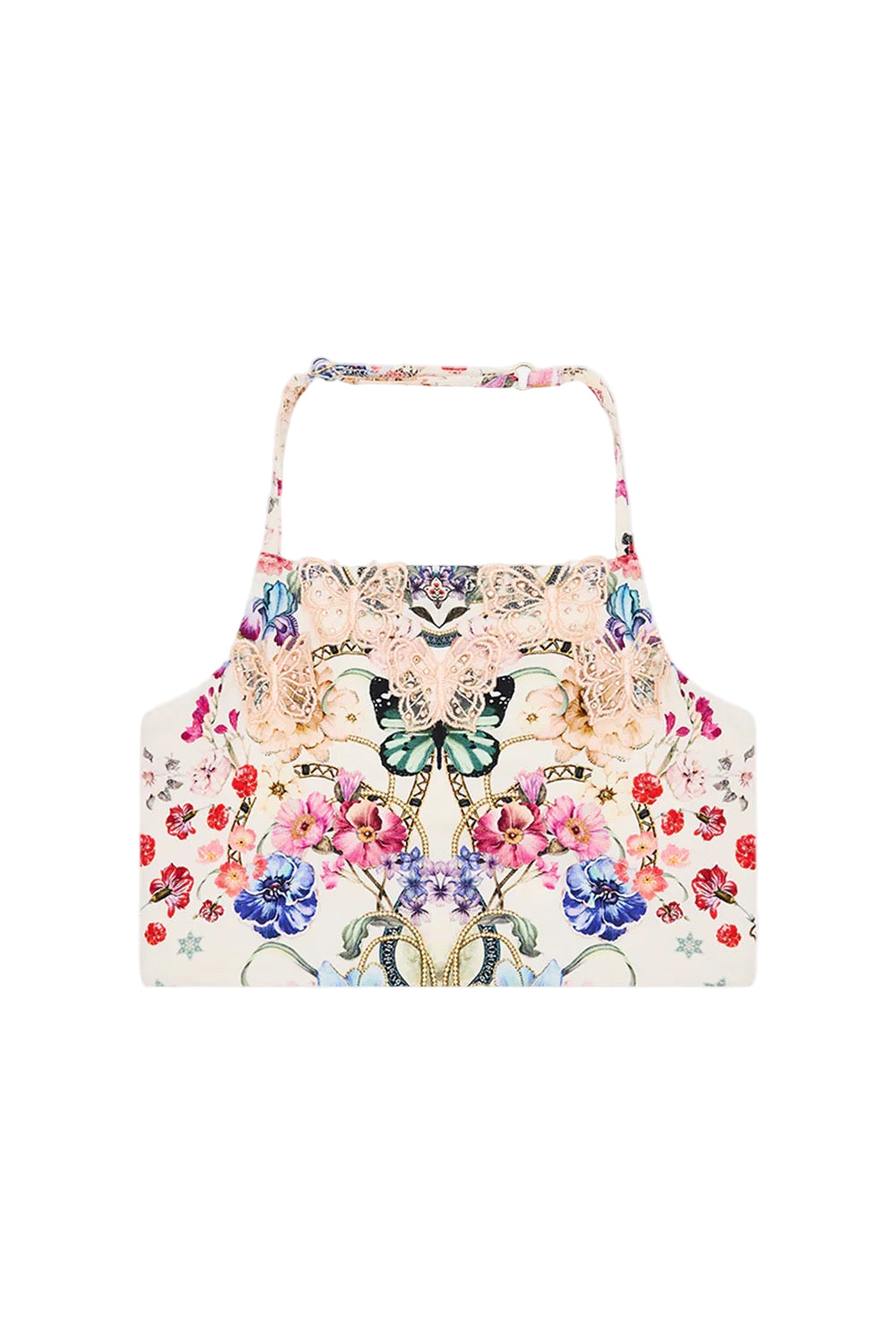 Kids Halter Crop In Stretch Jersey Camilla