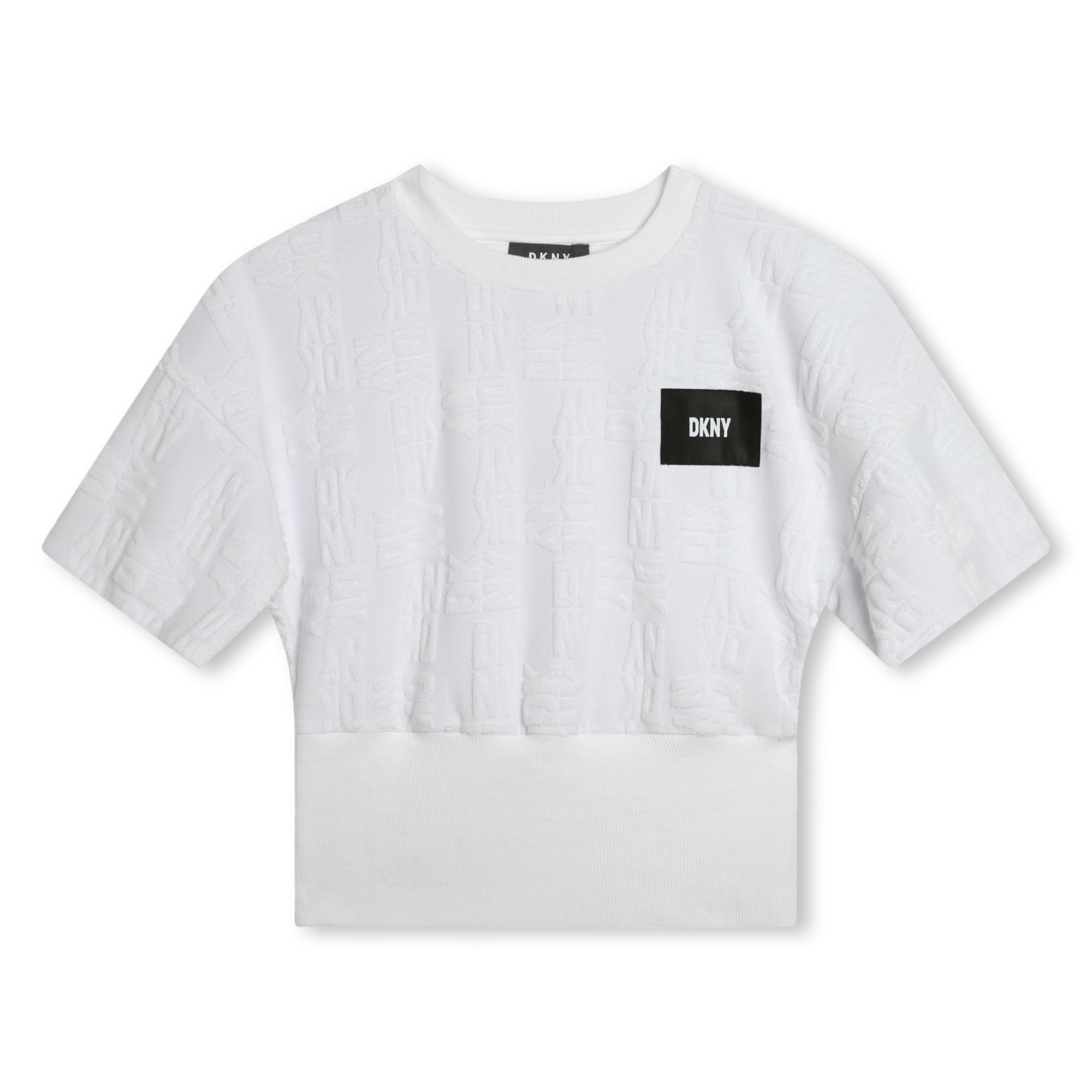 Raised Branding Short Sleeve Tee DKNY