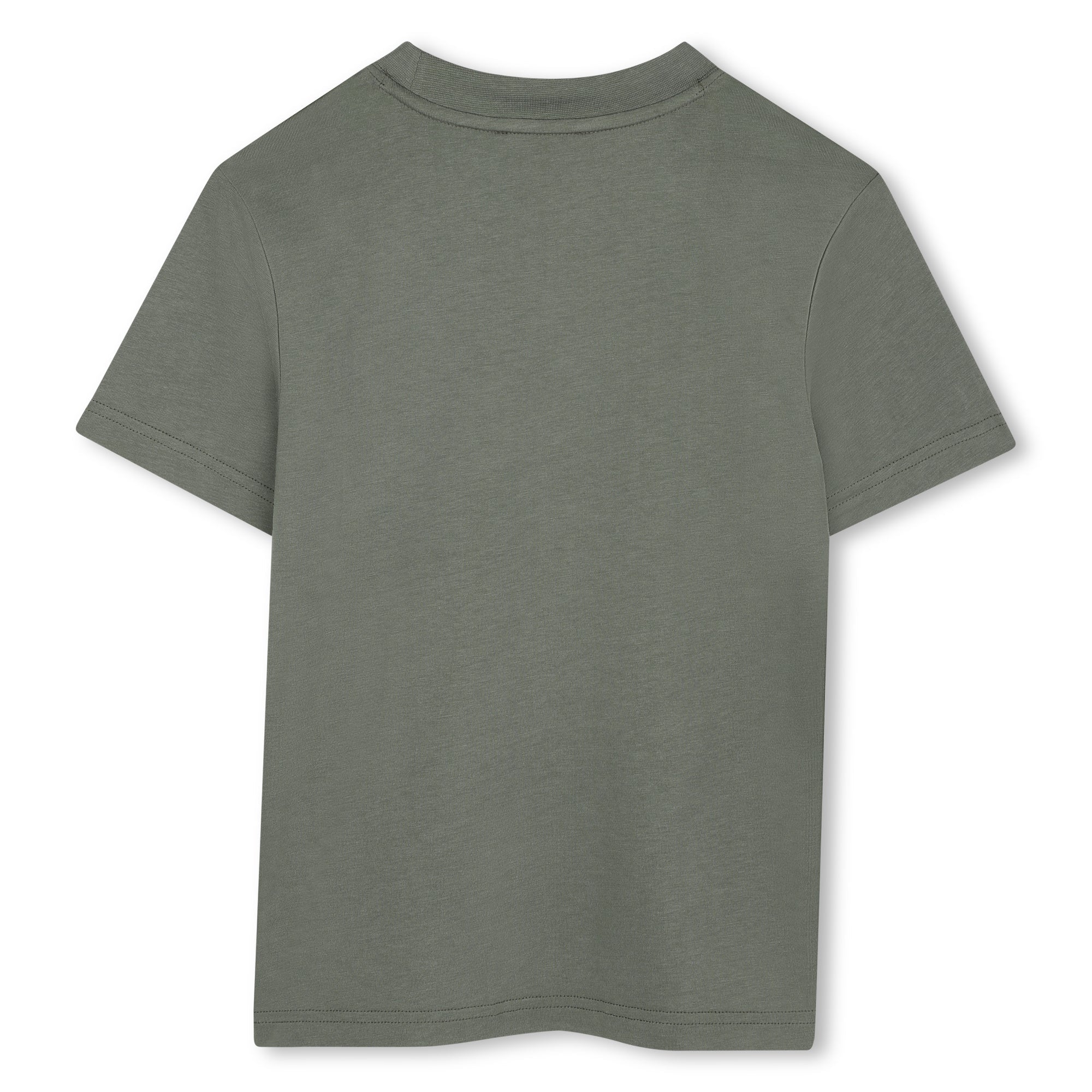 Organic Cotton Short Sleeve T-Shirt with Printed Front Illustration DKNY