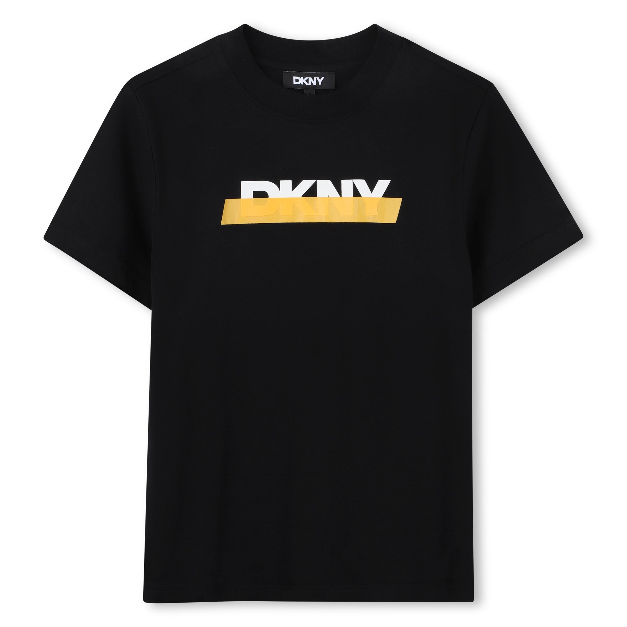 Logo Cotton T-Shirt for Boys DKNY