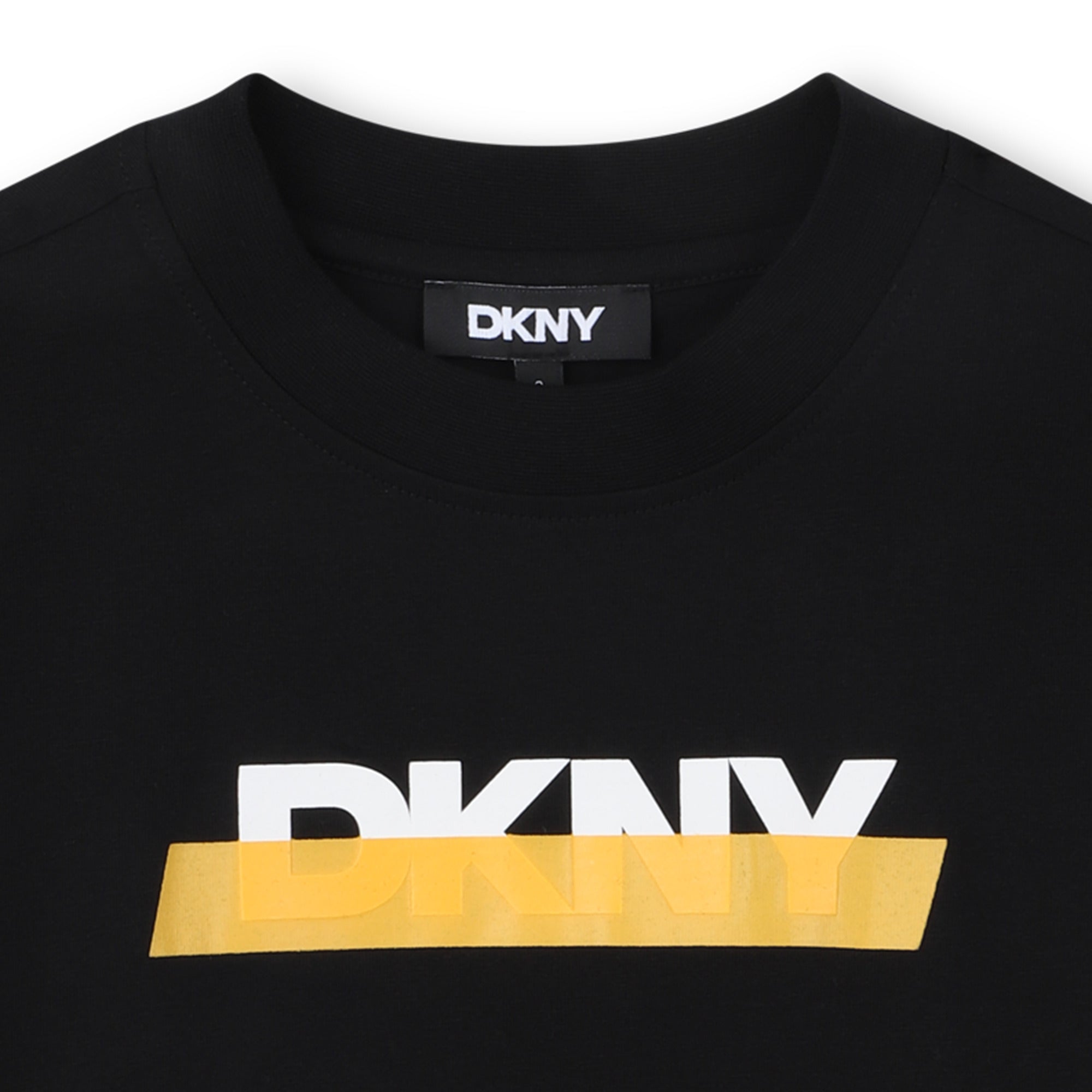 Logo Cotton T-Shirt for Boys DKNY