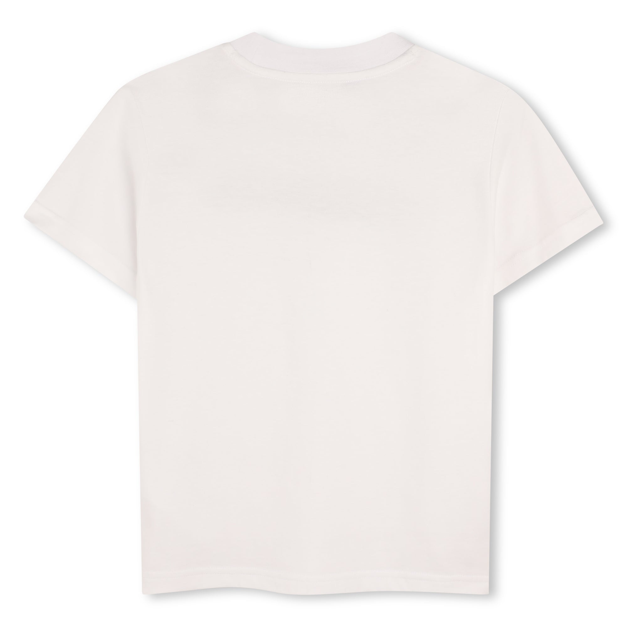Organic Cotton Short Sleeve T-Shirt with Raised Printed Illustration DKNY