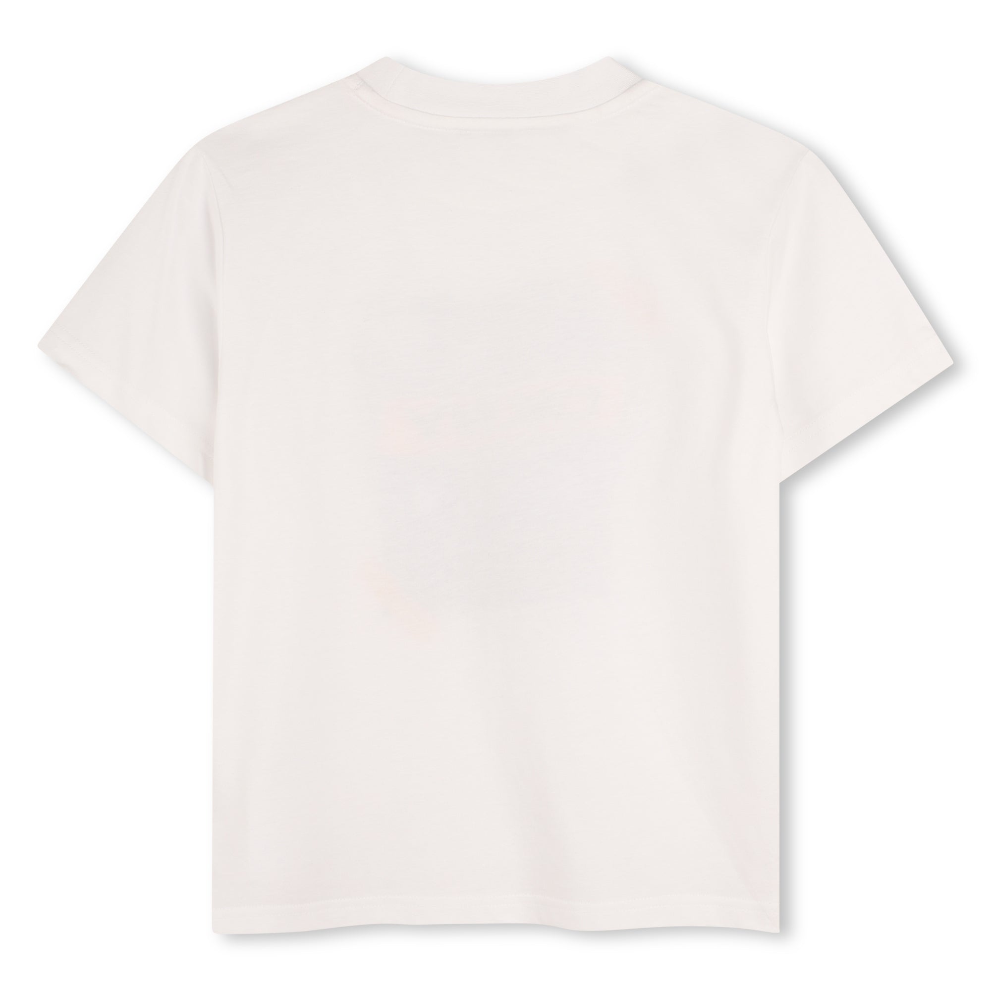 Organic Cotton Short Sleeve T-Shirt with Printed Front Illustration DKNY
