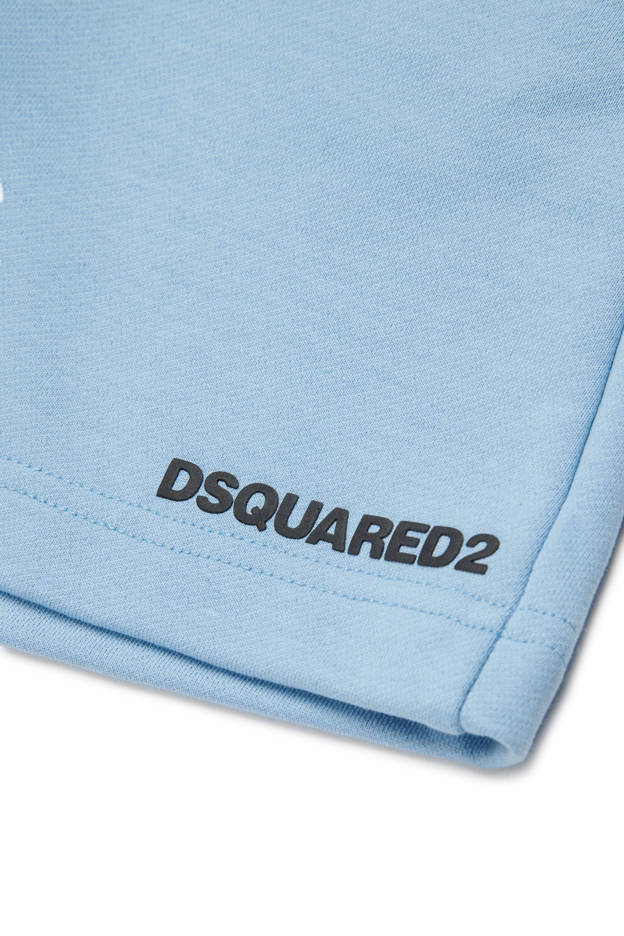 Cotton Jersey Shorts for Kids Dsquared Kid