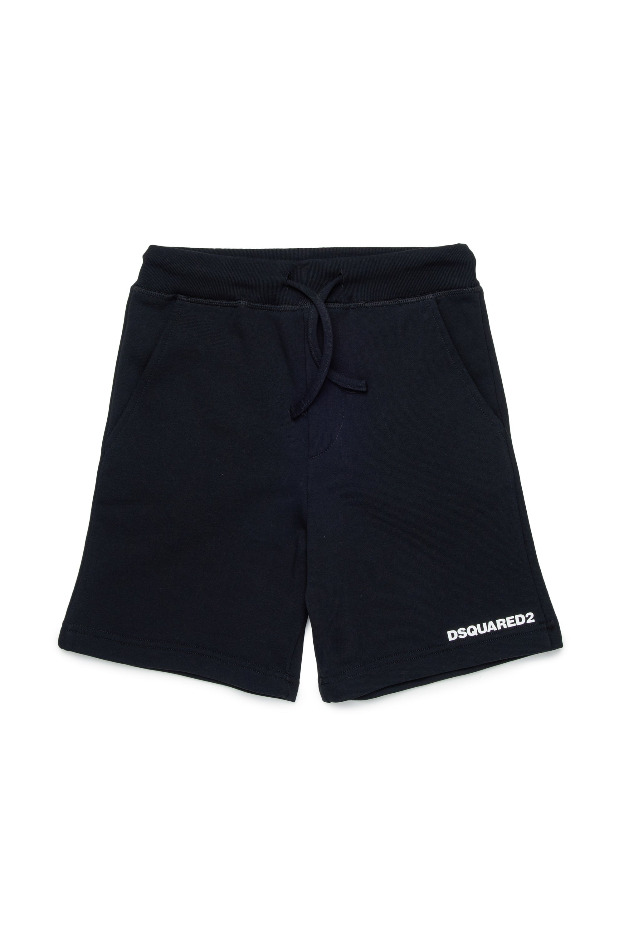 Cotton Jersey Shorts for Kids Dsquared Kid