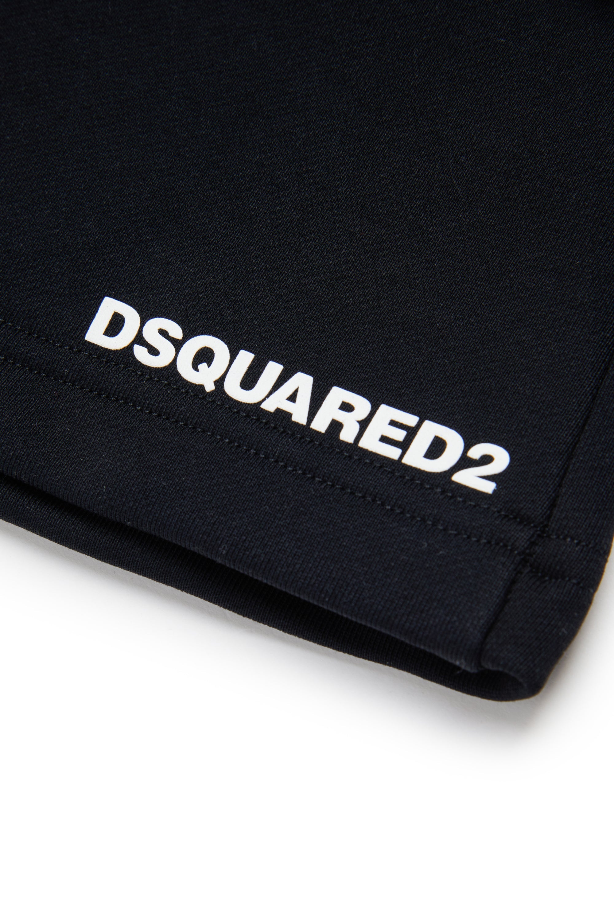 Cotton Jersey Shorts for Kids Dsquared Kid