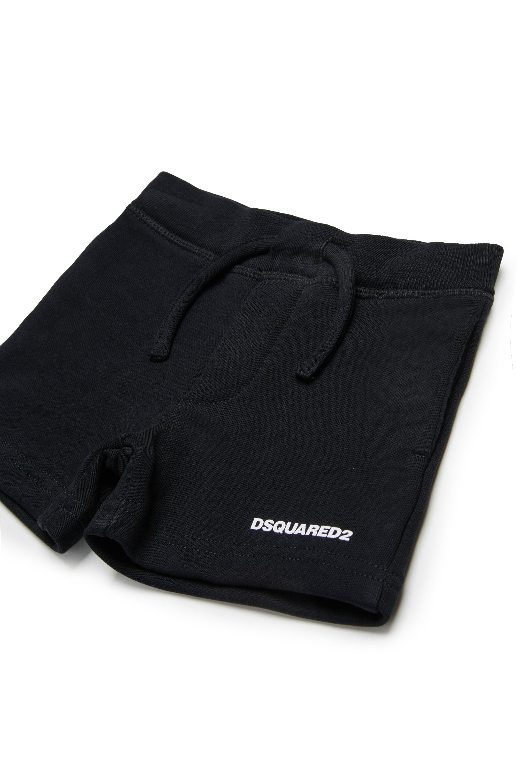 Cotton Jersey Shorts for Kids Dsquared Kid