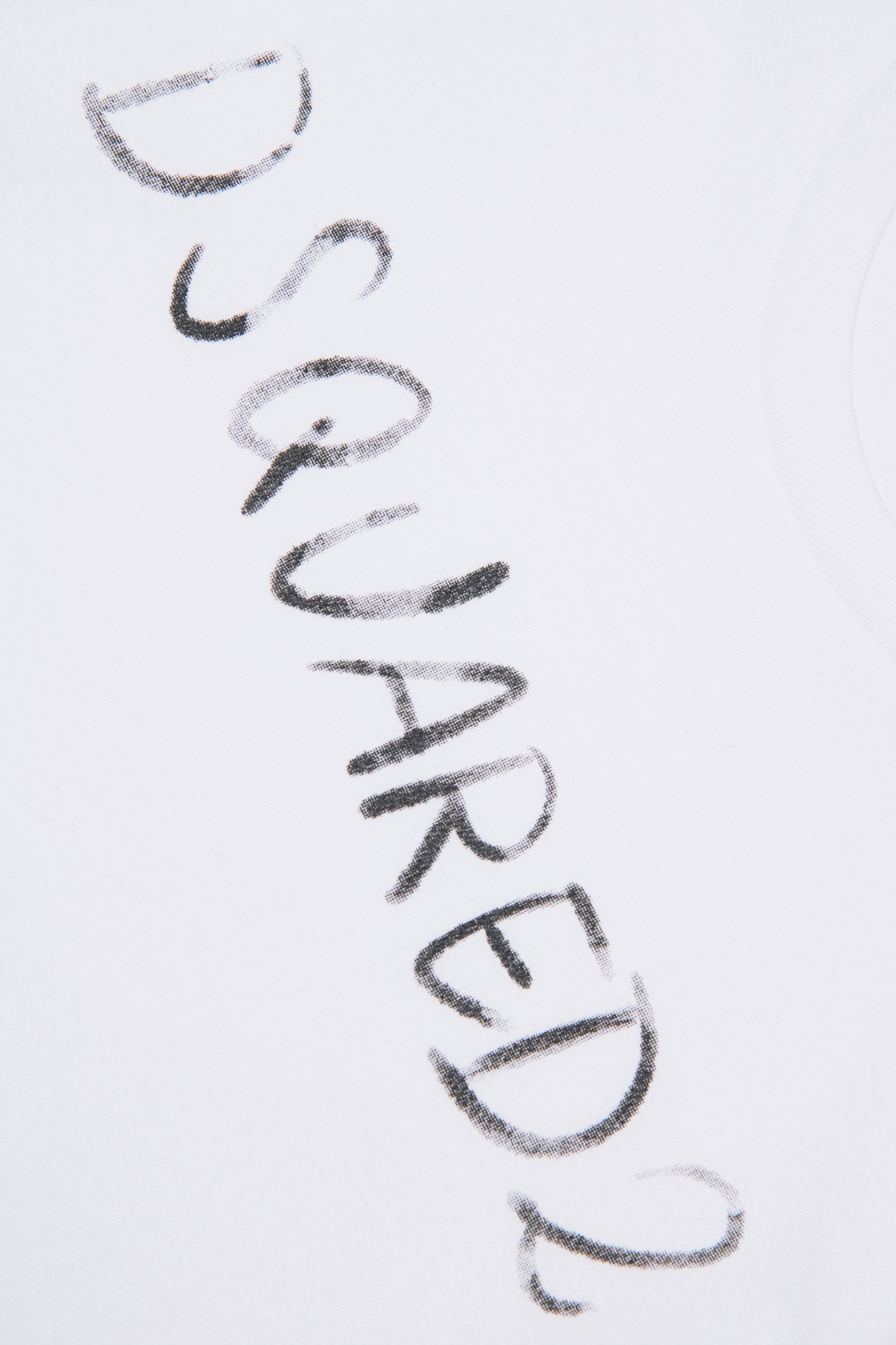 White Cotton Logo T-Shirt for Kids Dsquared Kid