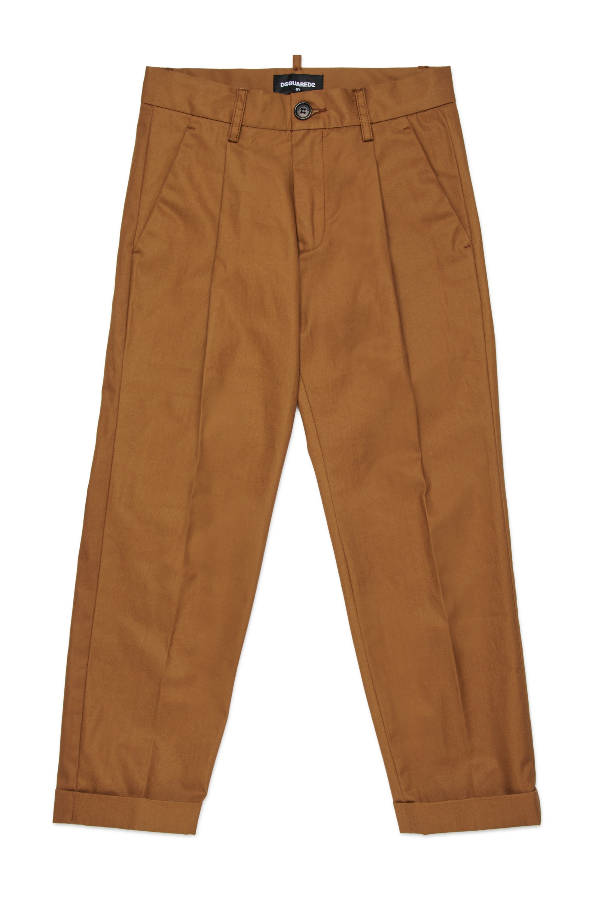 Cotton Tailored Trousers for Kids Dsquared Kid