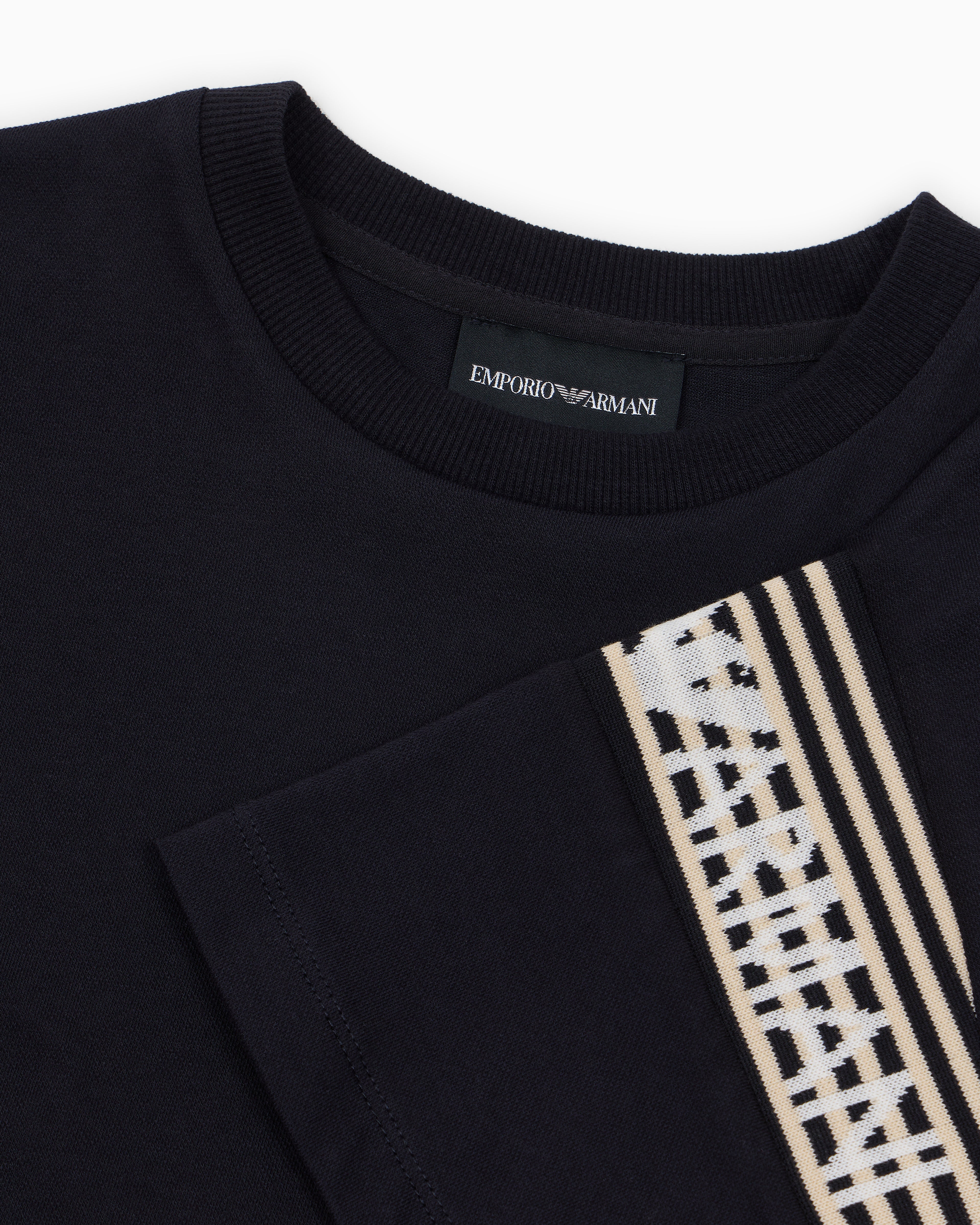 Modern Cotton T-Shirt for Kids Emporio Armani