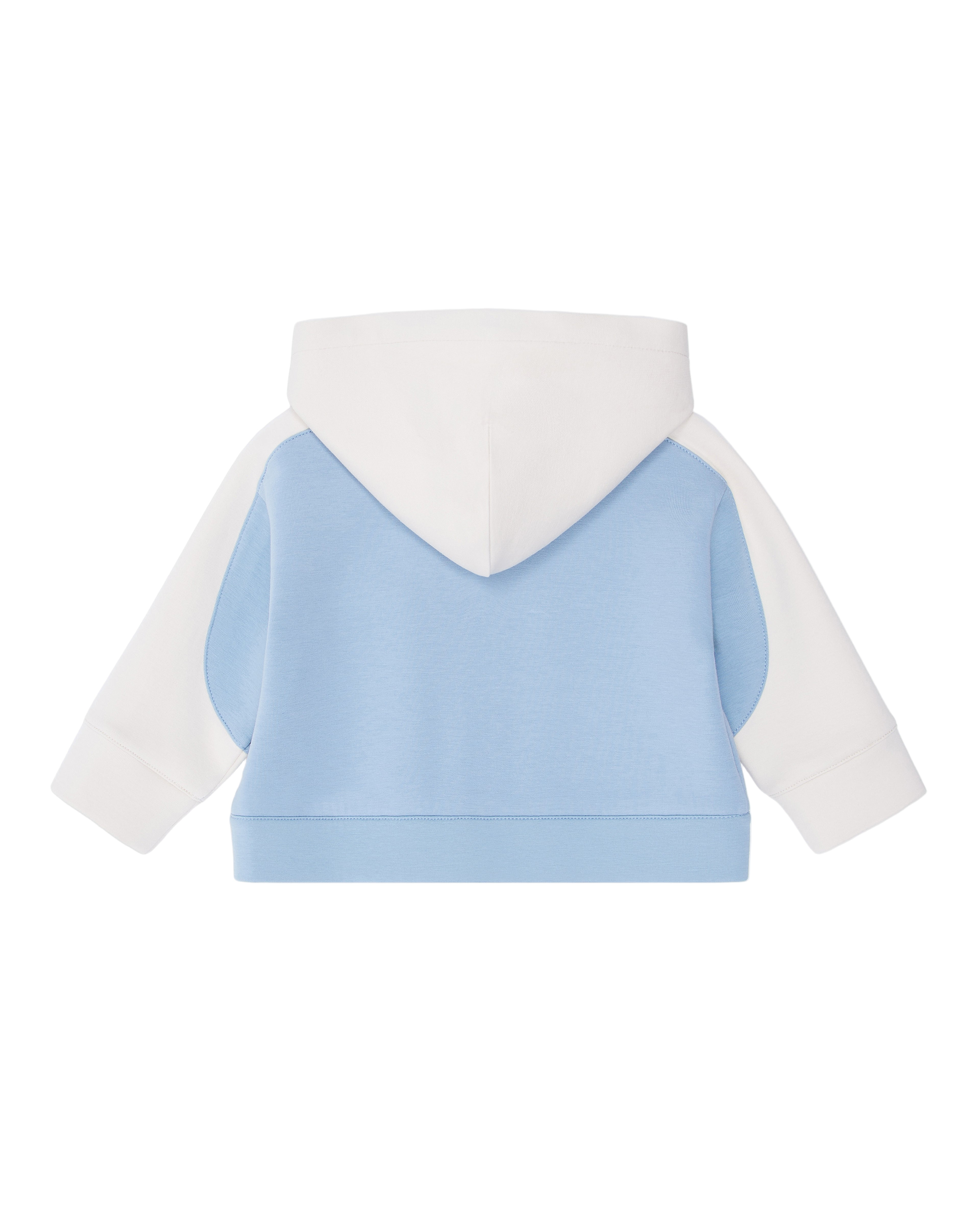 Two-Tone Zip-Up Hoodie Emporio Armani