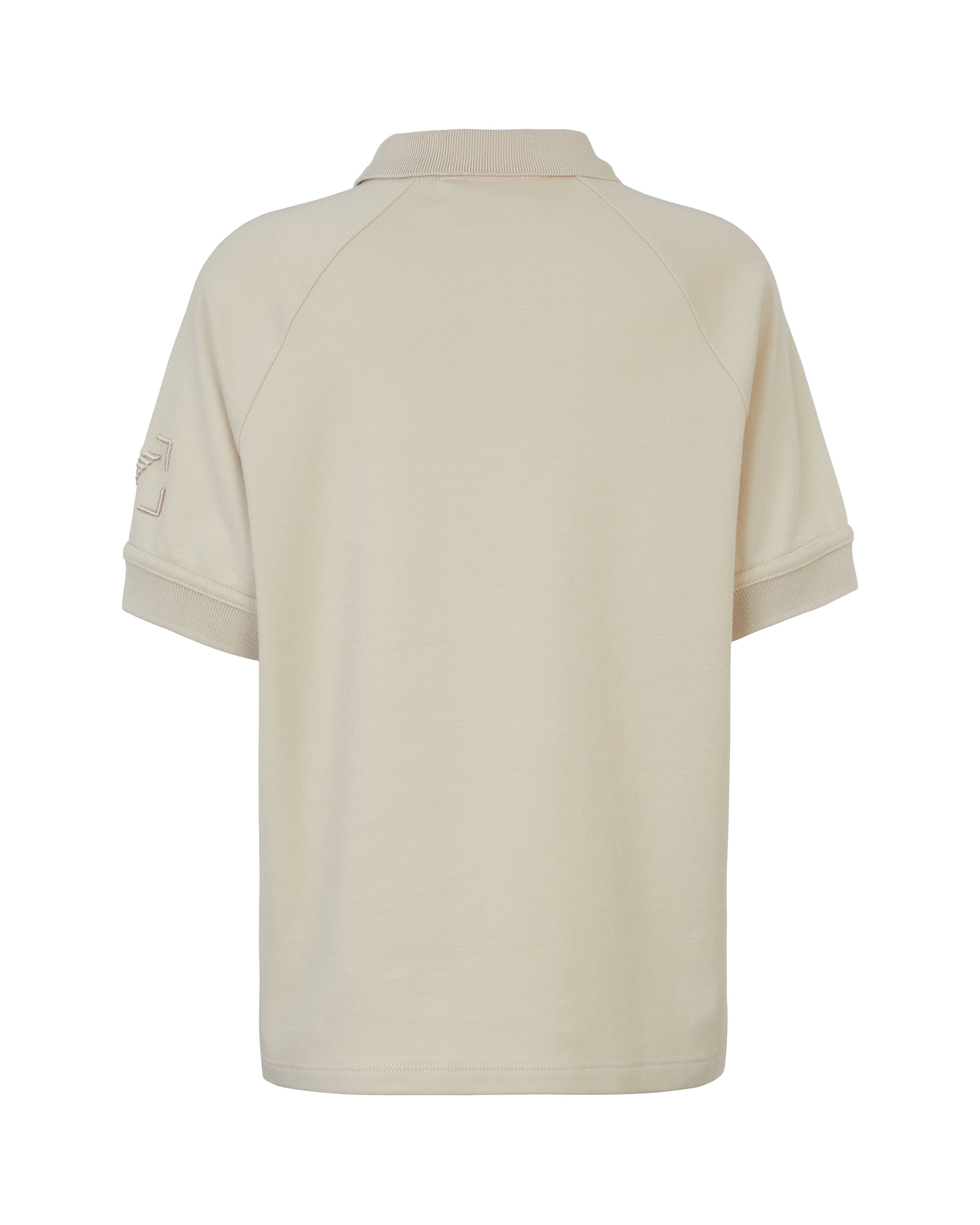 Short Sleeve Knit Polo Shirt – Neutral Emporio Armani