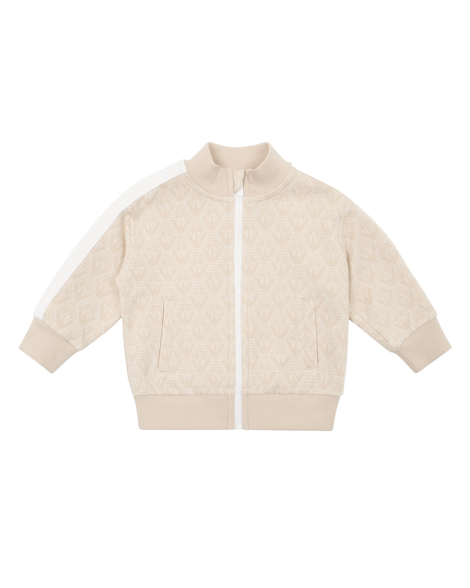 Luxury Monogram Zip-Up Sweatshirt for Babies