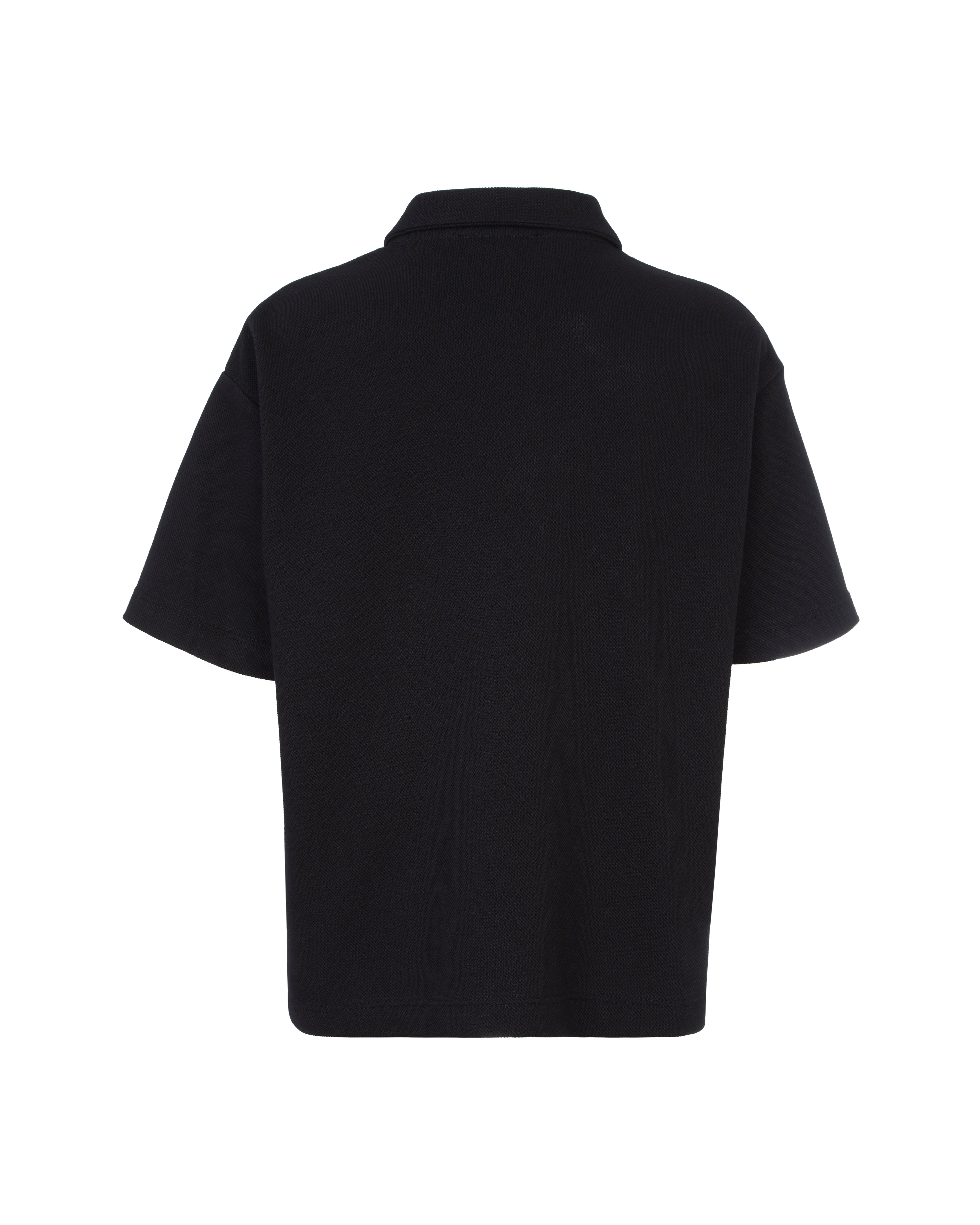 Essential Cotton Polo Shirt – Black Emporio Armani
