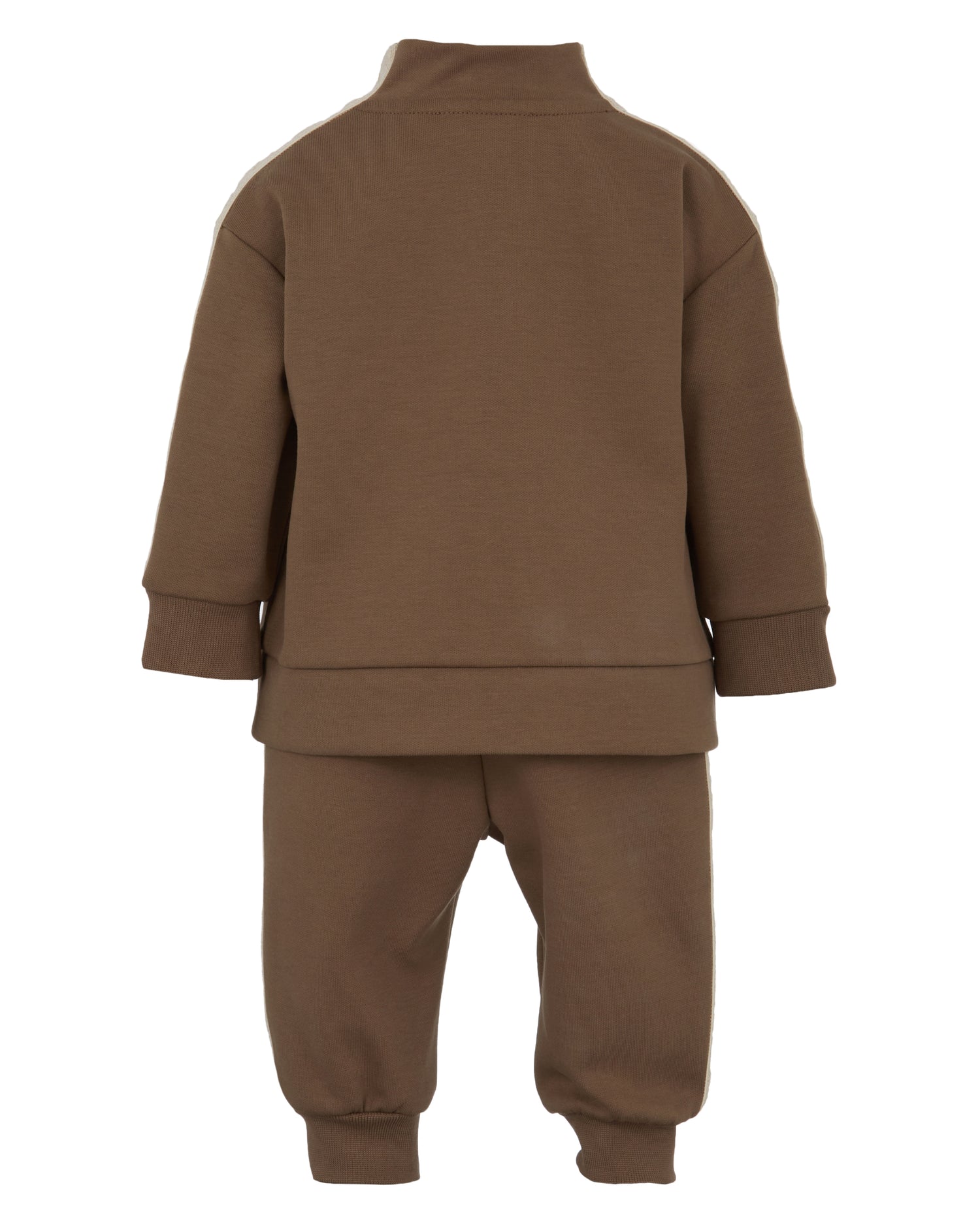Baby Zip-Up Tracksuit in Chocolate