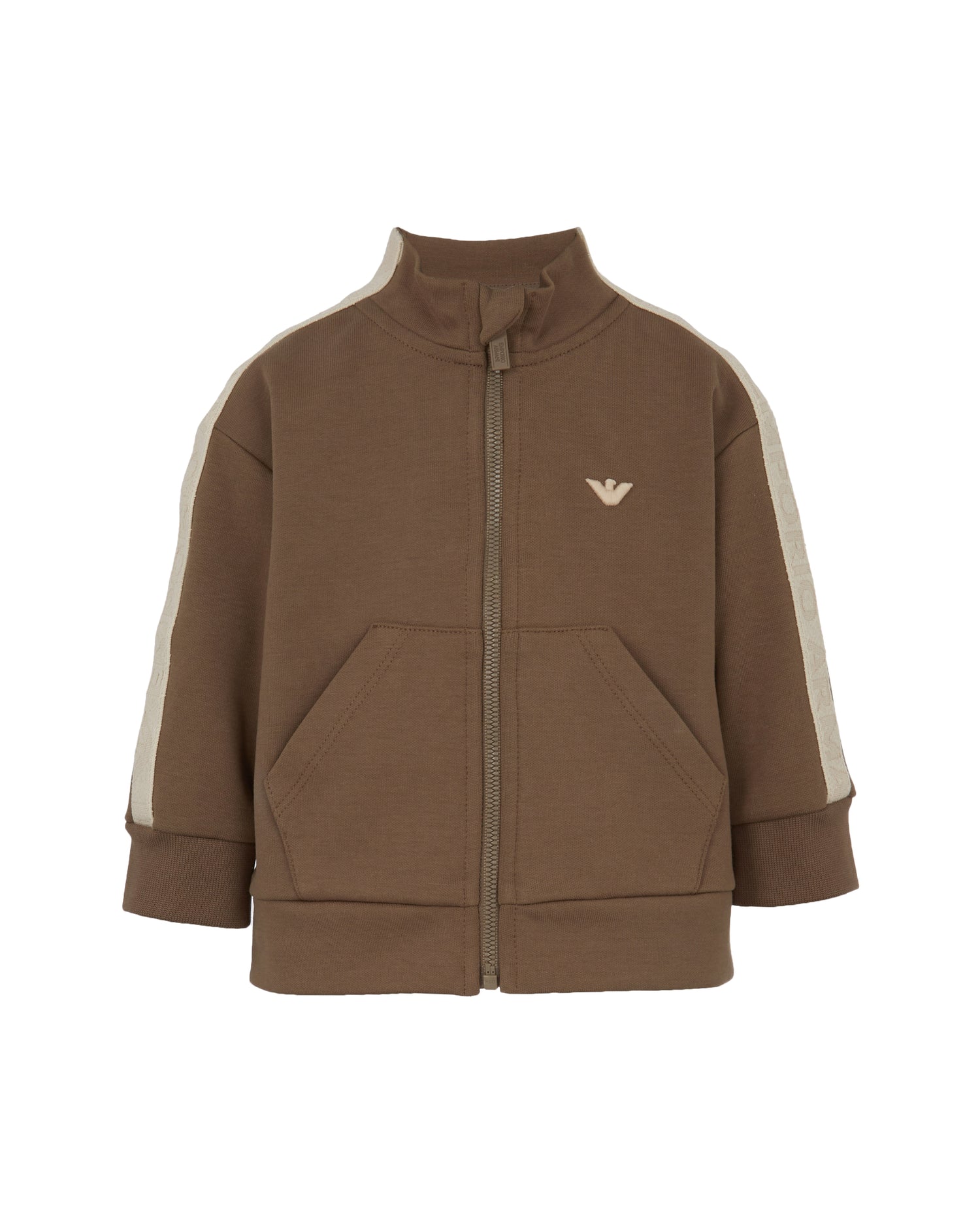 Baby Zip-Up Tracksuit in Chocolate
