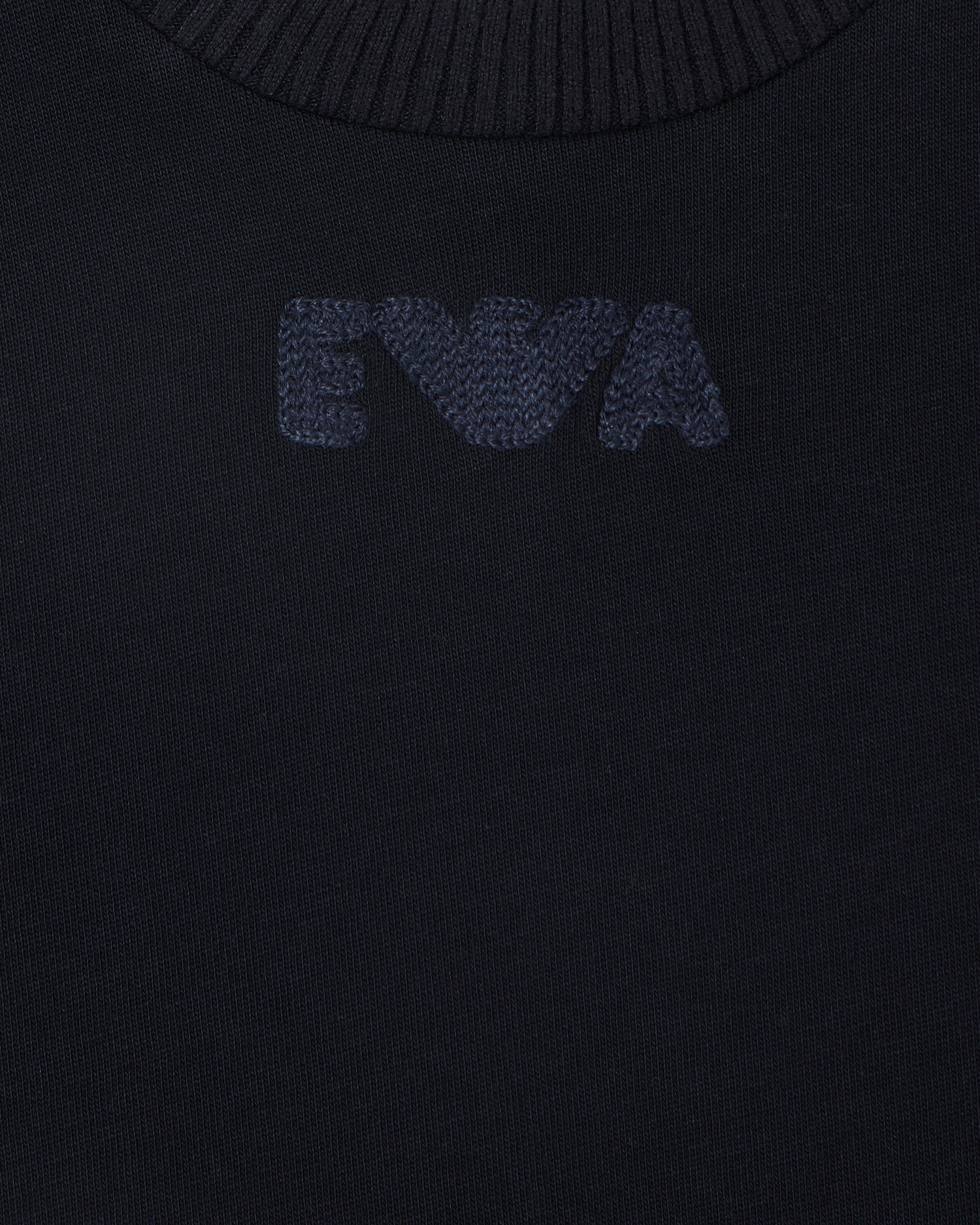 Baby Cotton T Shirt with Logo, Navy