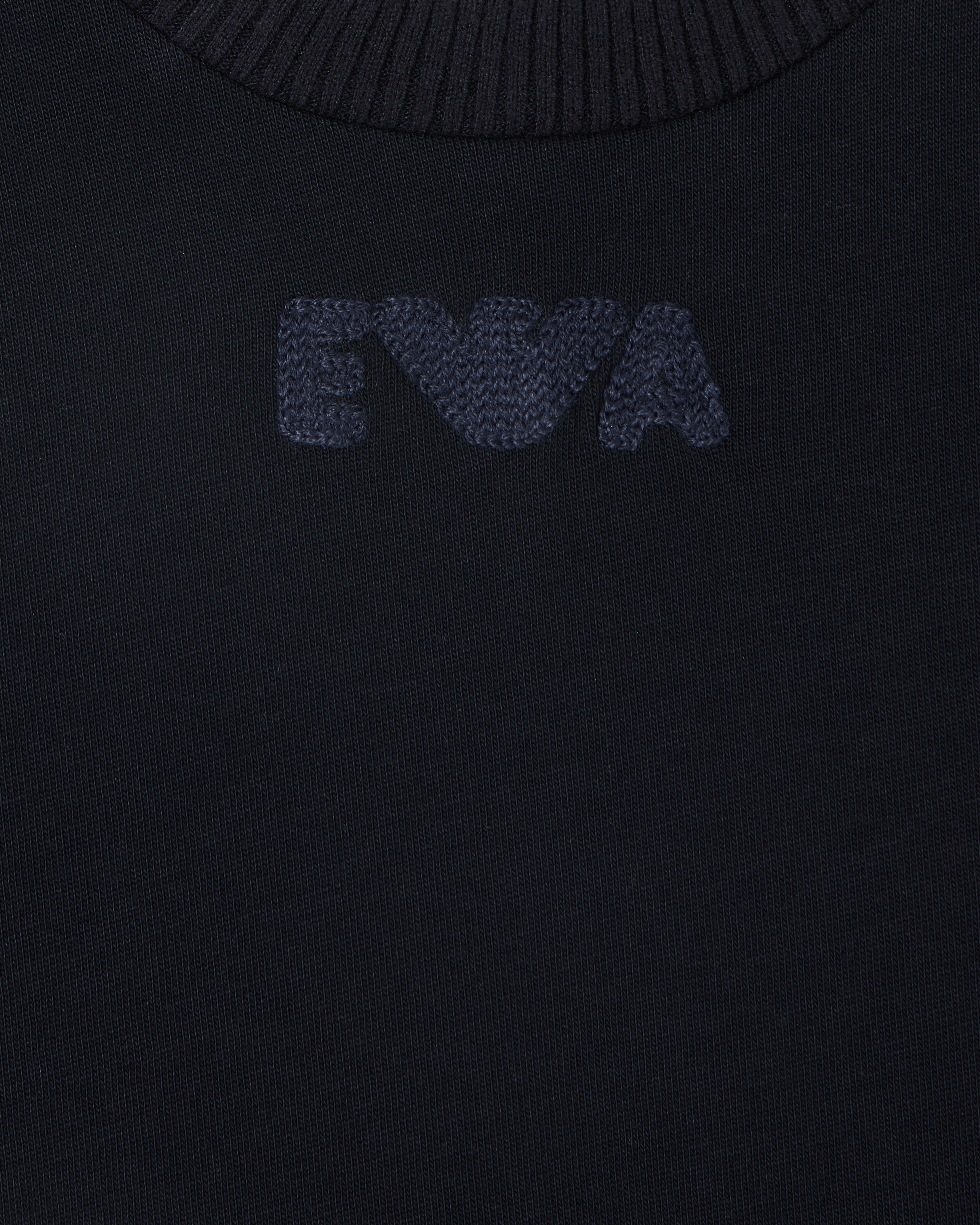 Baby Cotton T Shirt with Logo, Navy