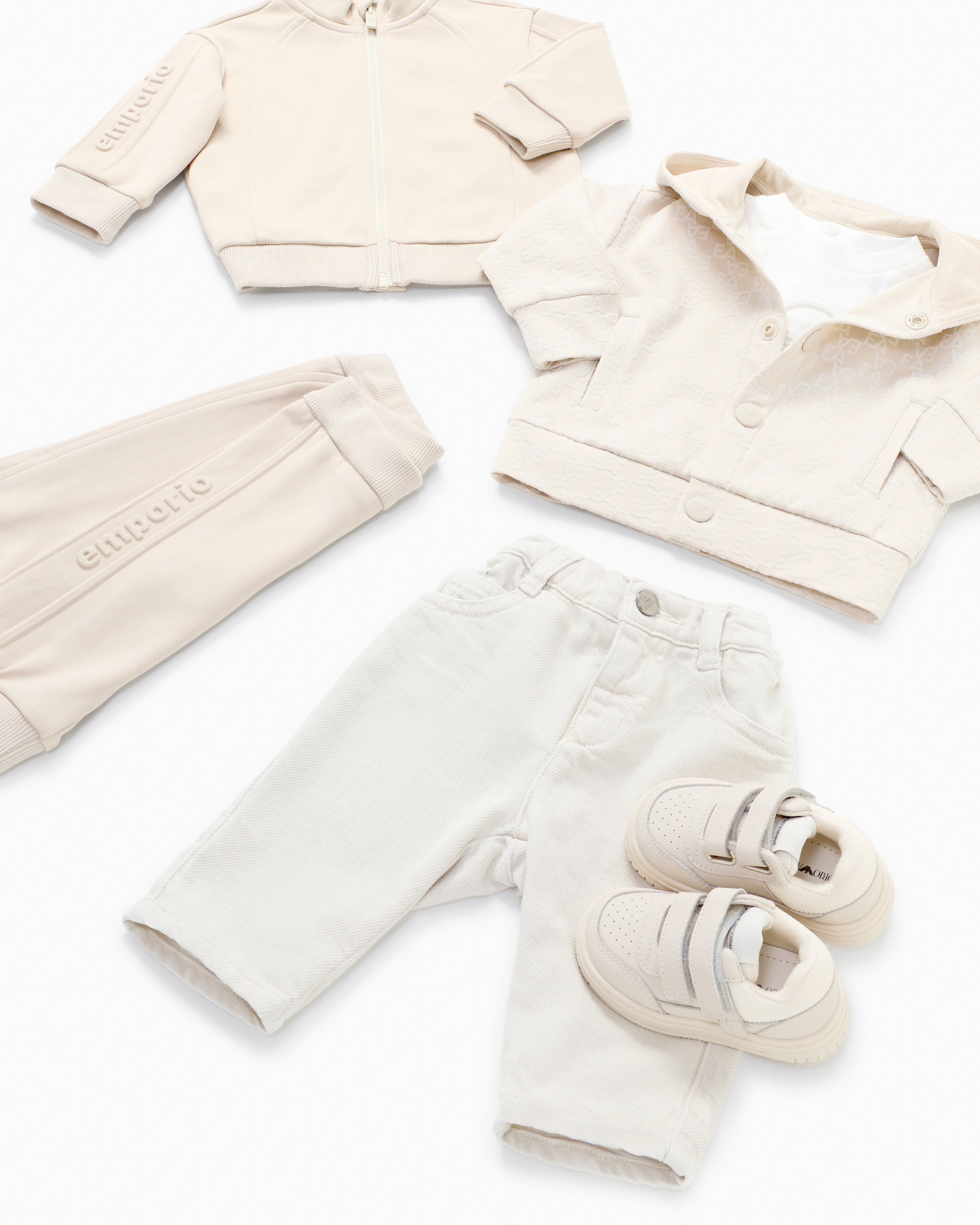 Cotton Drill Five-Pocket Jeans with Elasticated Back Waist Emporio Armani