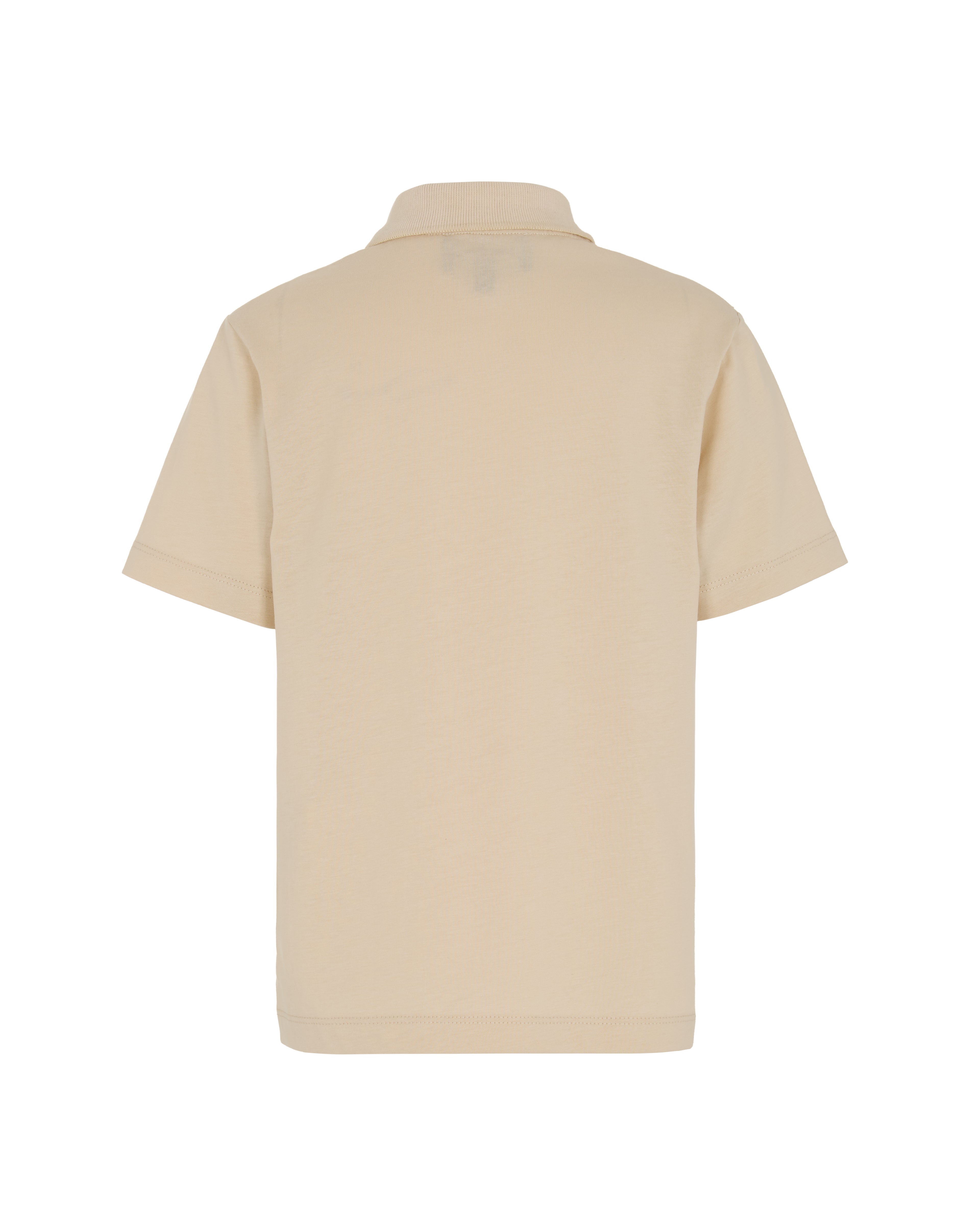 Kids Polo Shirt with Pocket Detail, French Oak