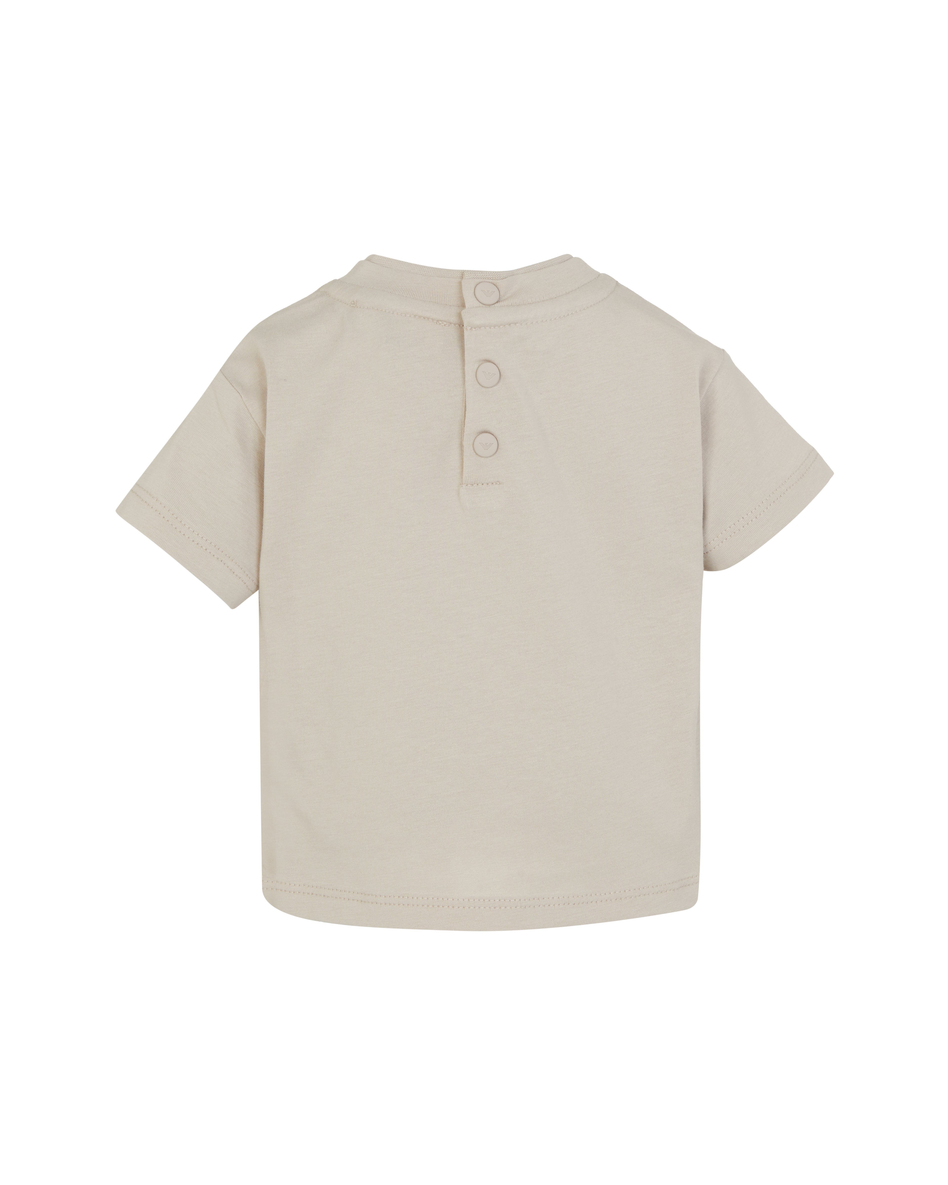 Studded Logo Tee & Herringbone-Trim Shorts Set Emporio Armani