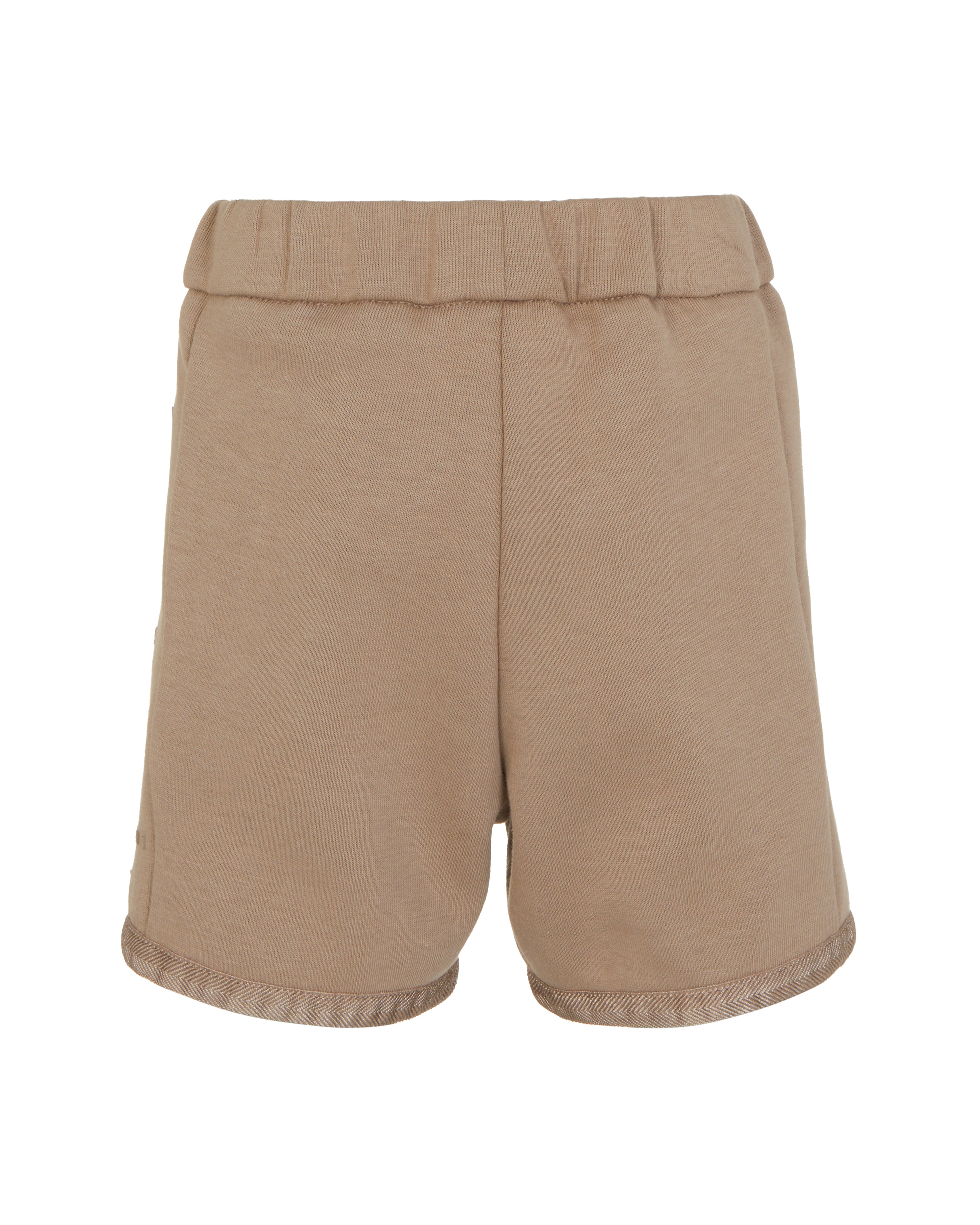 Studded Logo Tee & Herringbone-Trim Shorts Set Emporio Armani