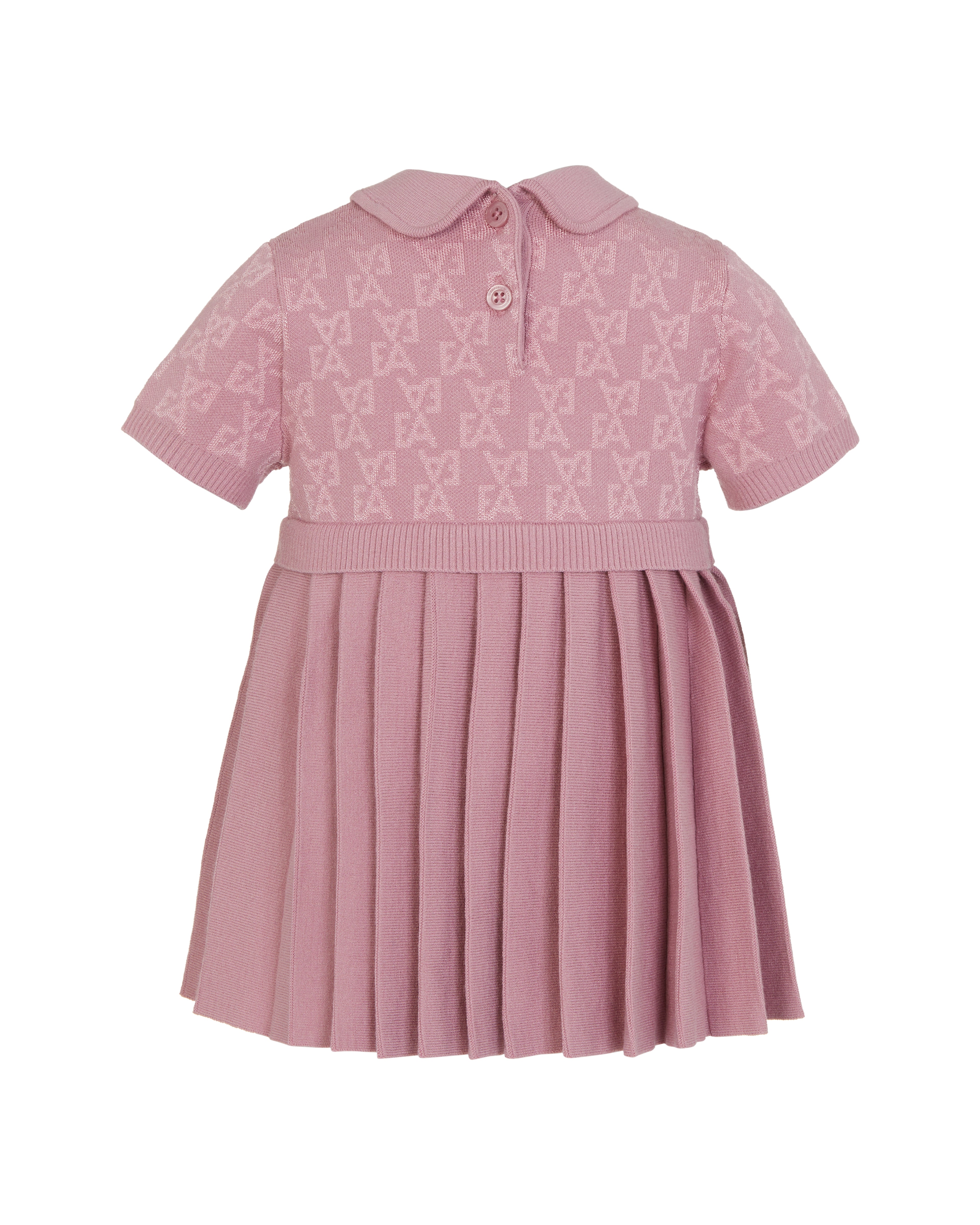 Jacquard Knit Polo Dress