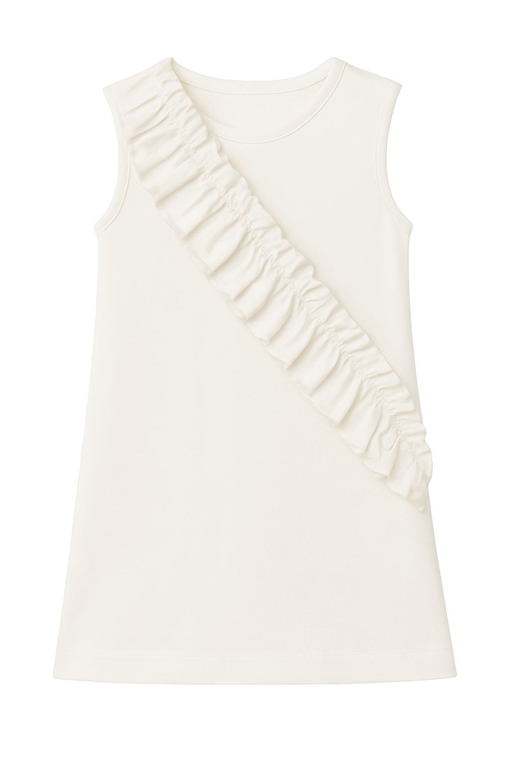 Ruffled Trim Dress Monnalisa