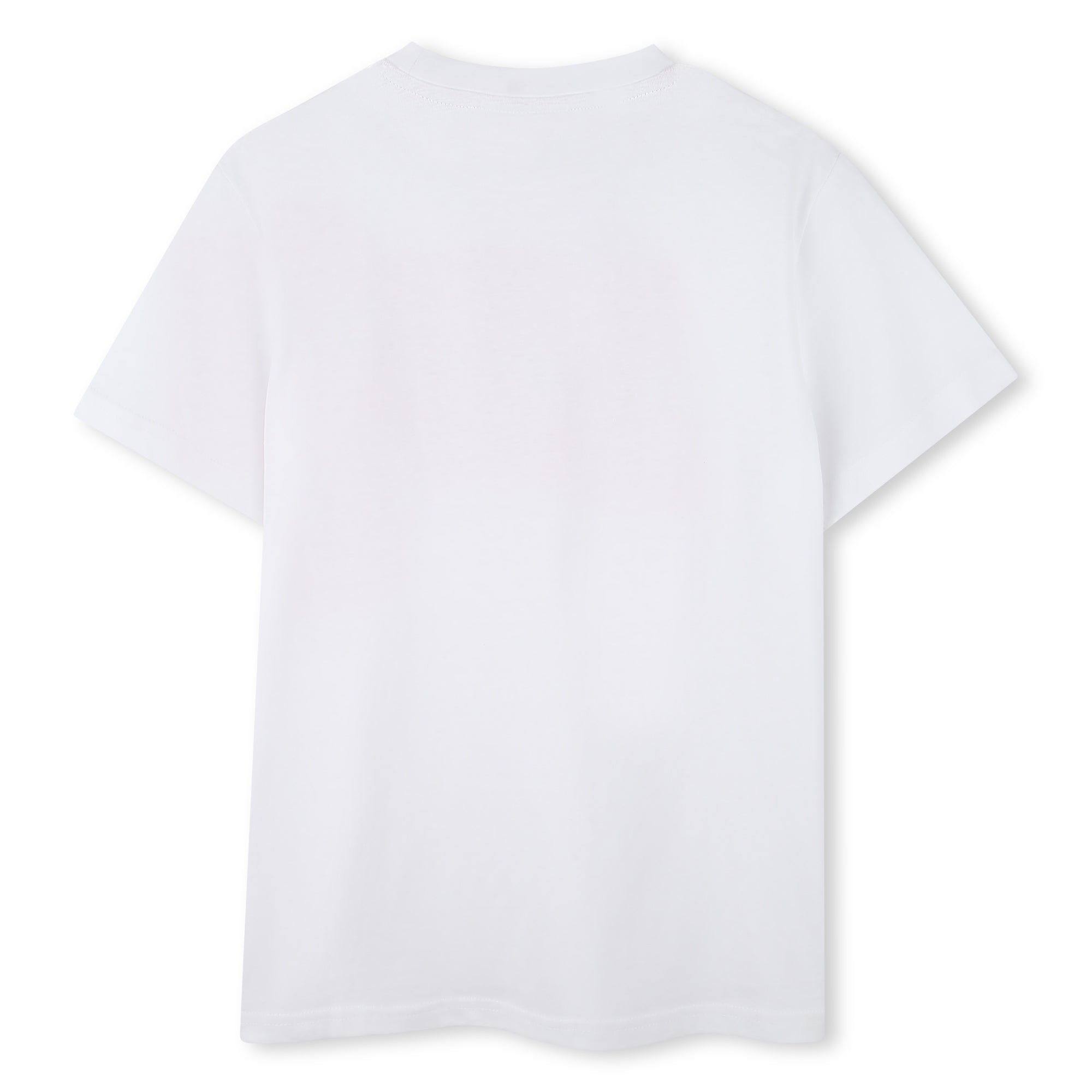 White Short Sleeve Logo Tee Hugo