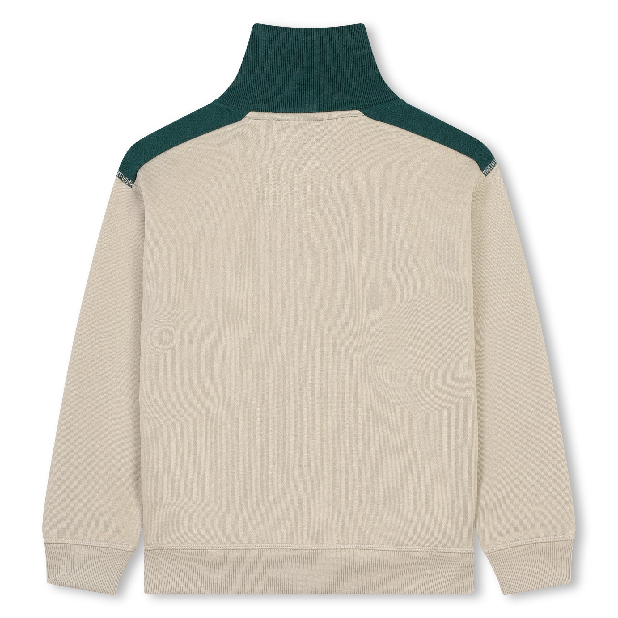 Stone High Collar Varsity Sweatshirt Hugo
