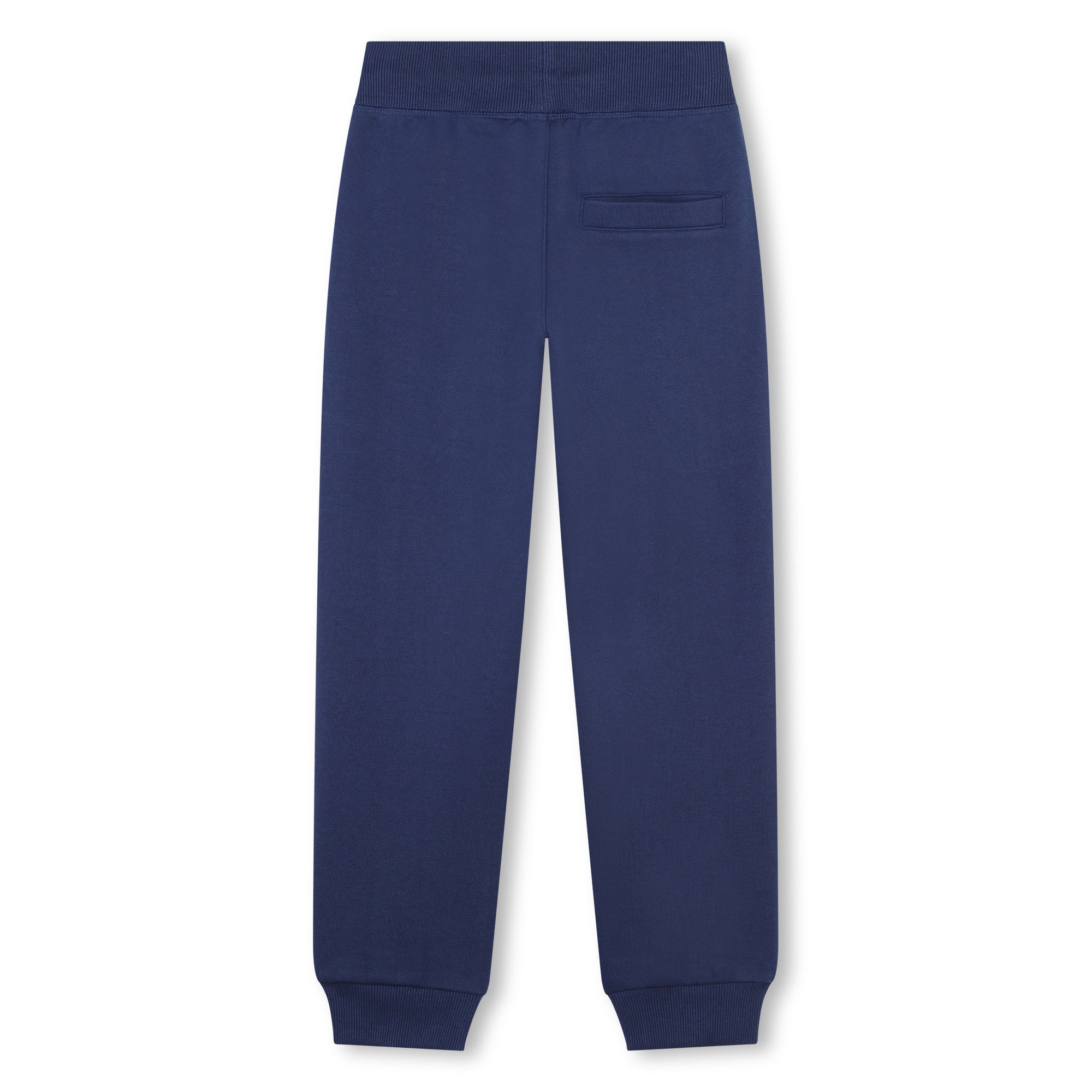 Navy and Green High Density Logo Jogging Bottoms Hugo