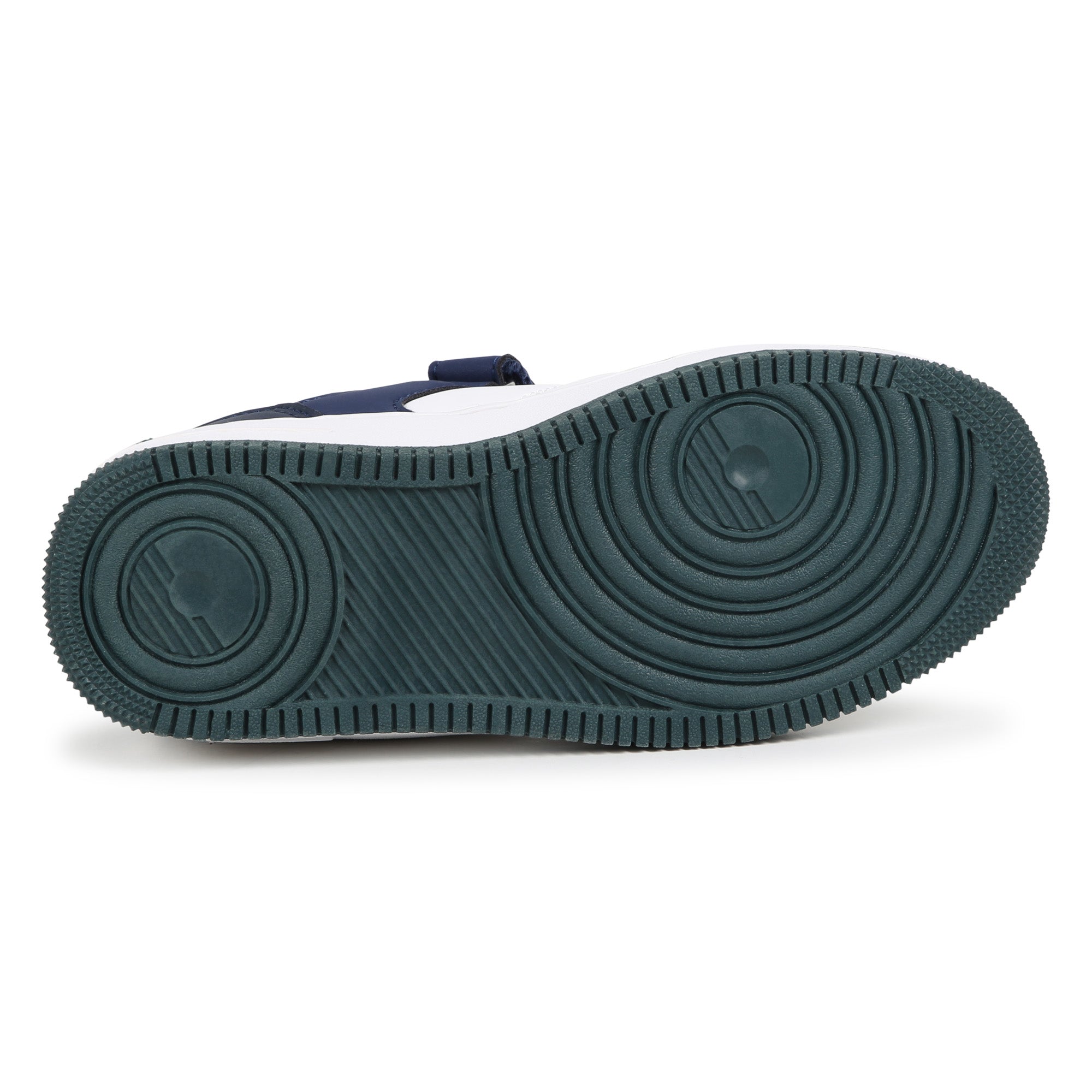 White Trainers with Embossed Strap