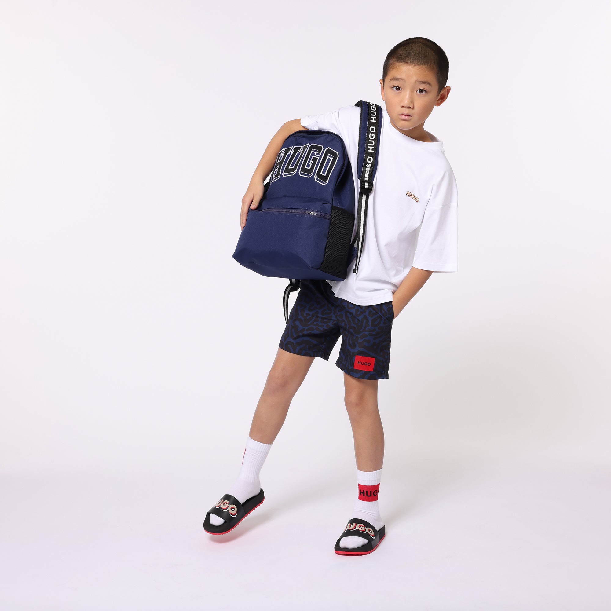 Mesh Print Rucksack Hugo