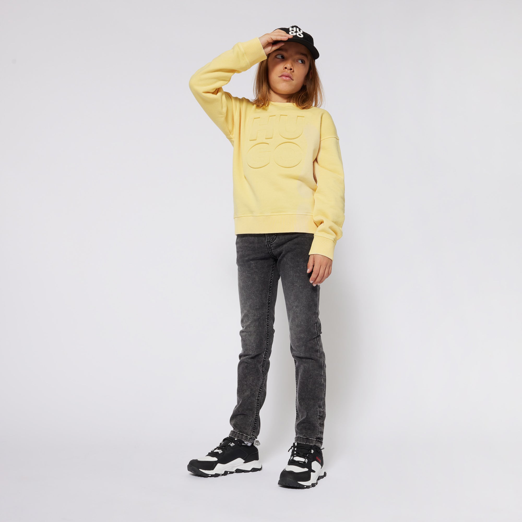 Embossed Logo Sweatshirt Hugo