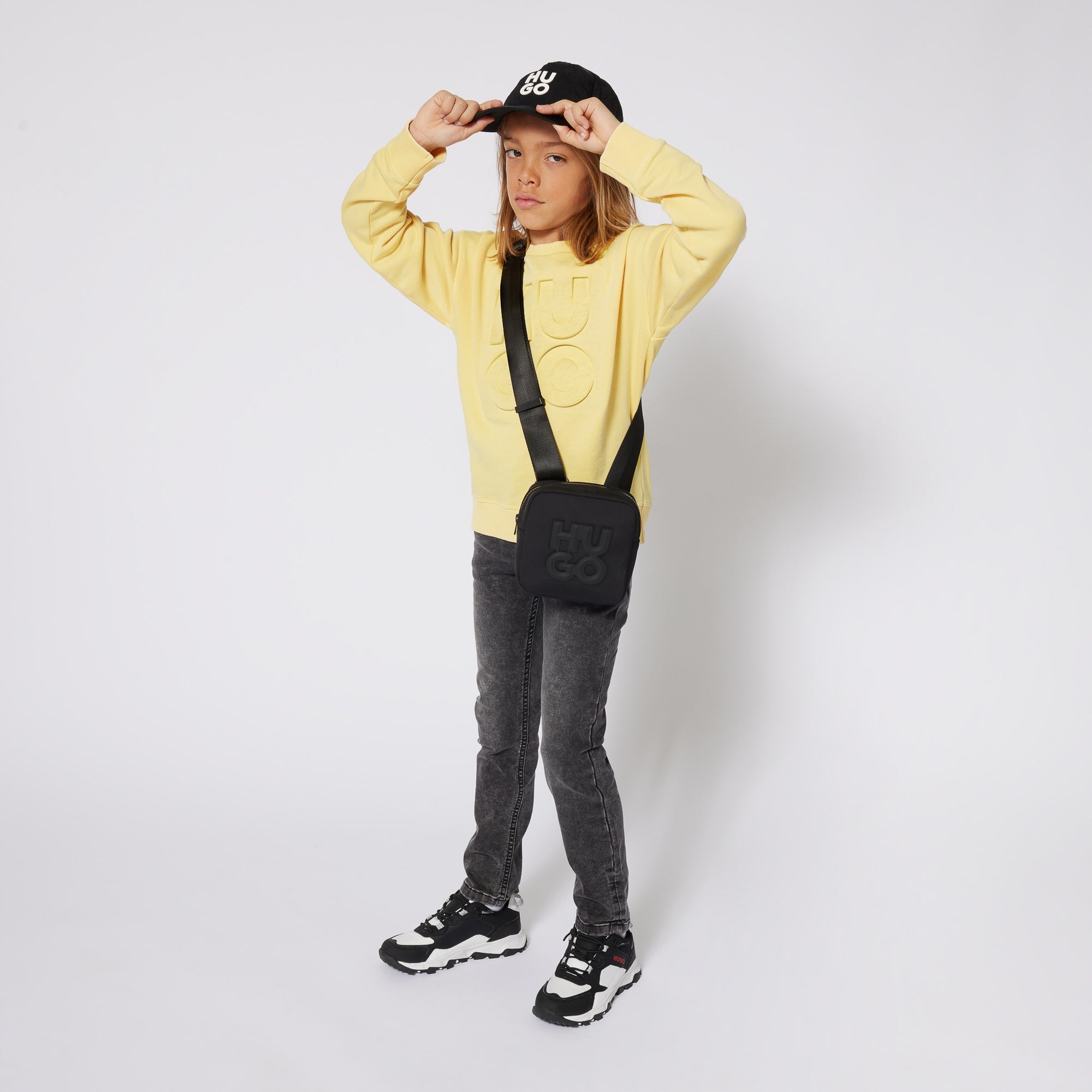 Embossed Logo Sweatshirt Hugo