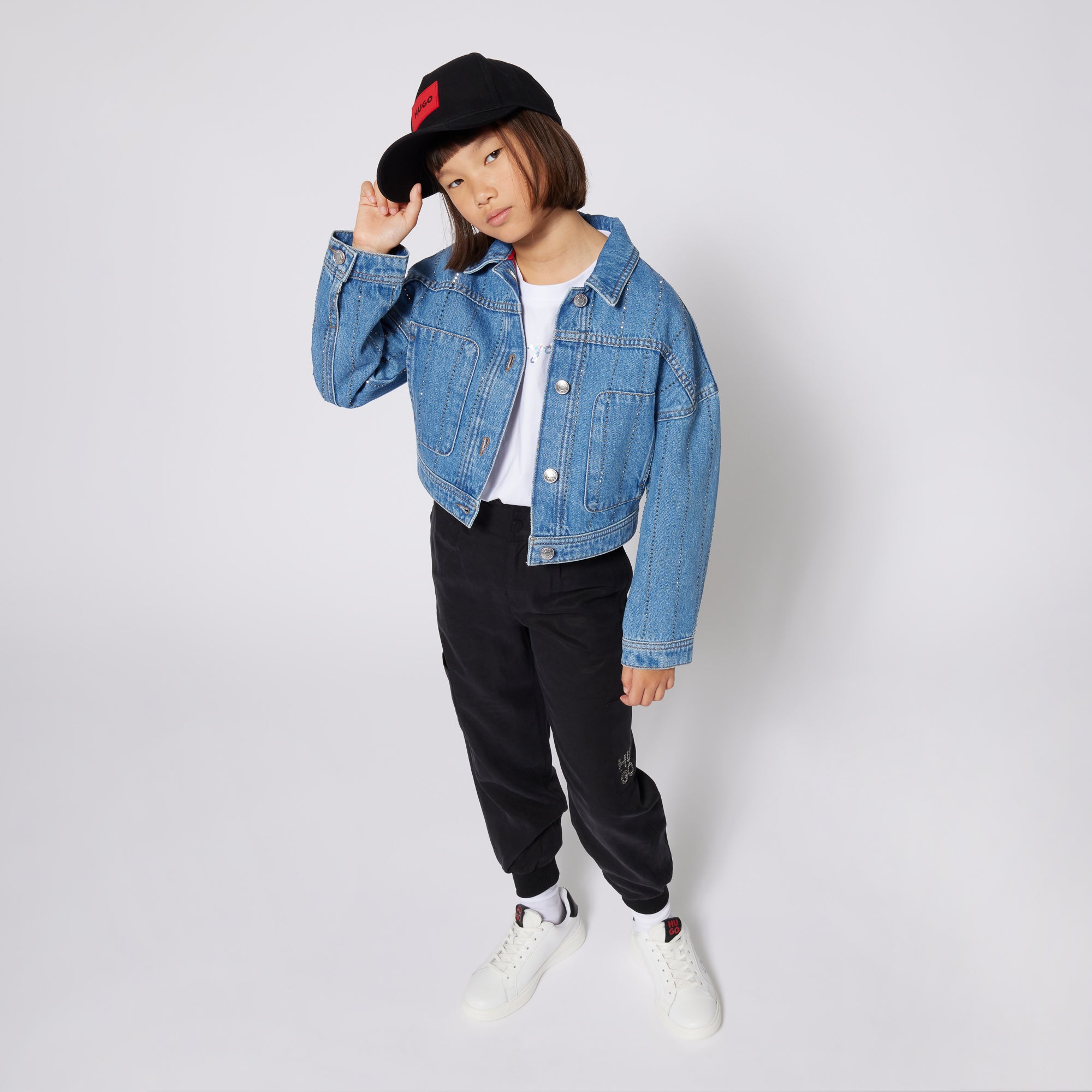 Minimalist Logo Short-Sleeve T-Shirt for Kids