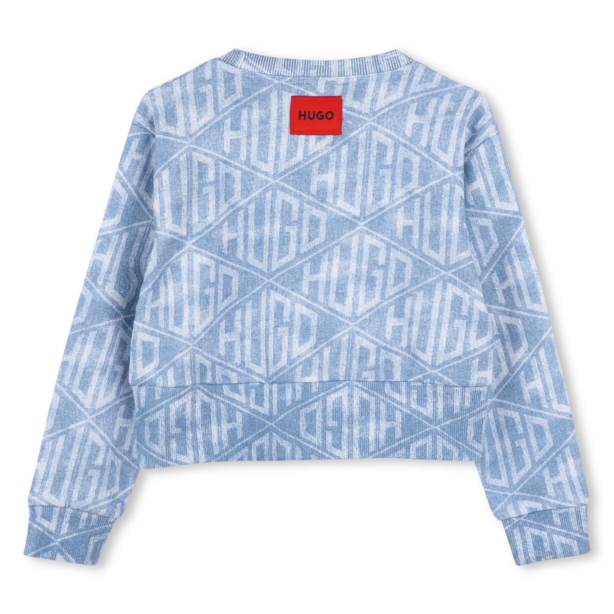 All-Over Monogram Sweatshirt for Kids