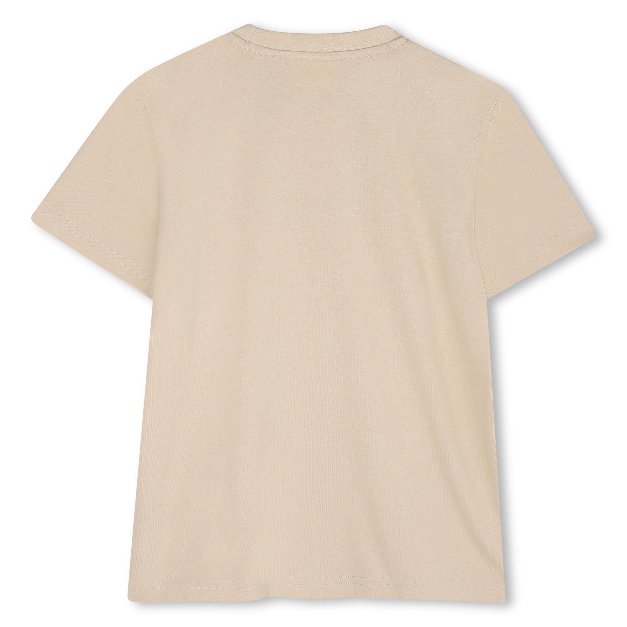 Organic Cotton Short Sleeve T-Shirt with High-Density Split Logo Hugo