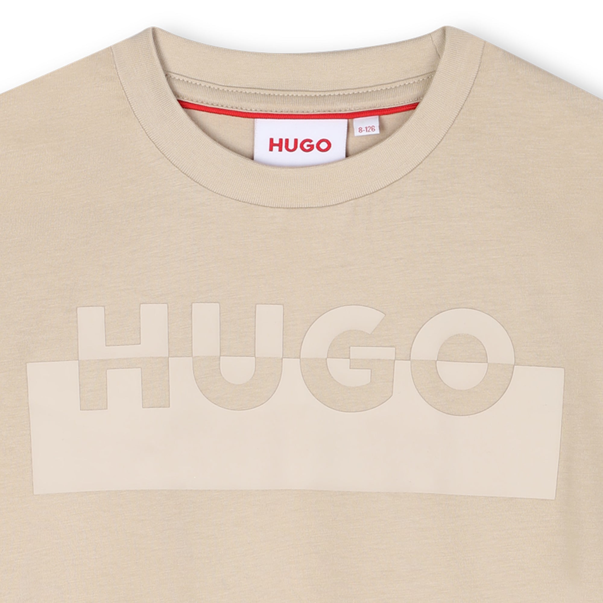 Organic Cotton Short Sleeve T-Shirt with High-Density Split Logo