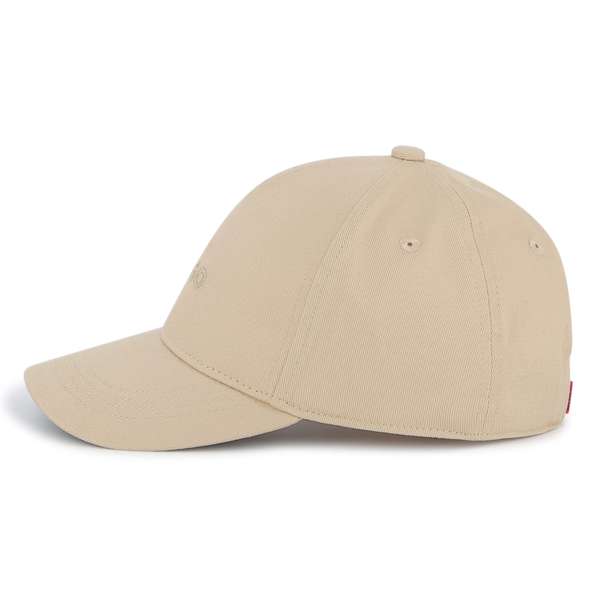 Stone Twill Cap with High-Density Embroidered Logo
