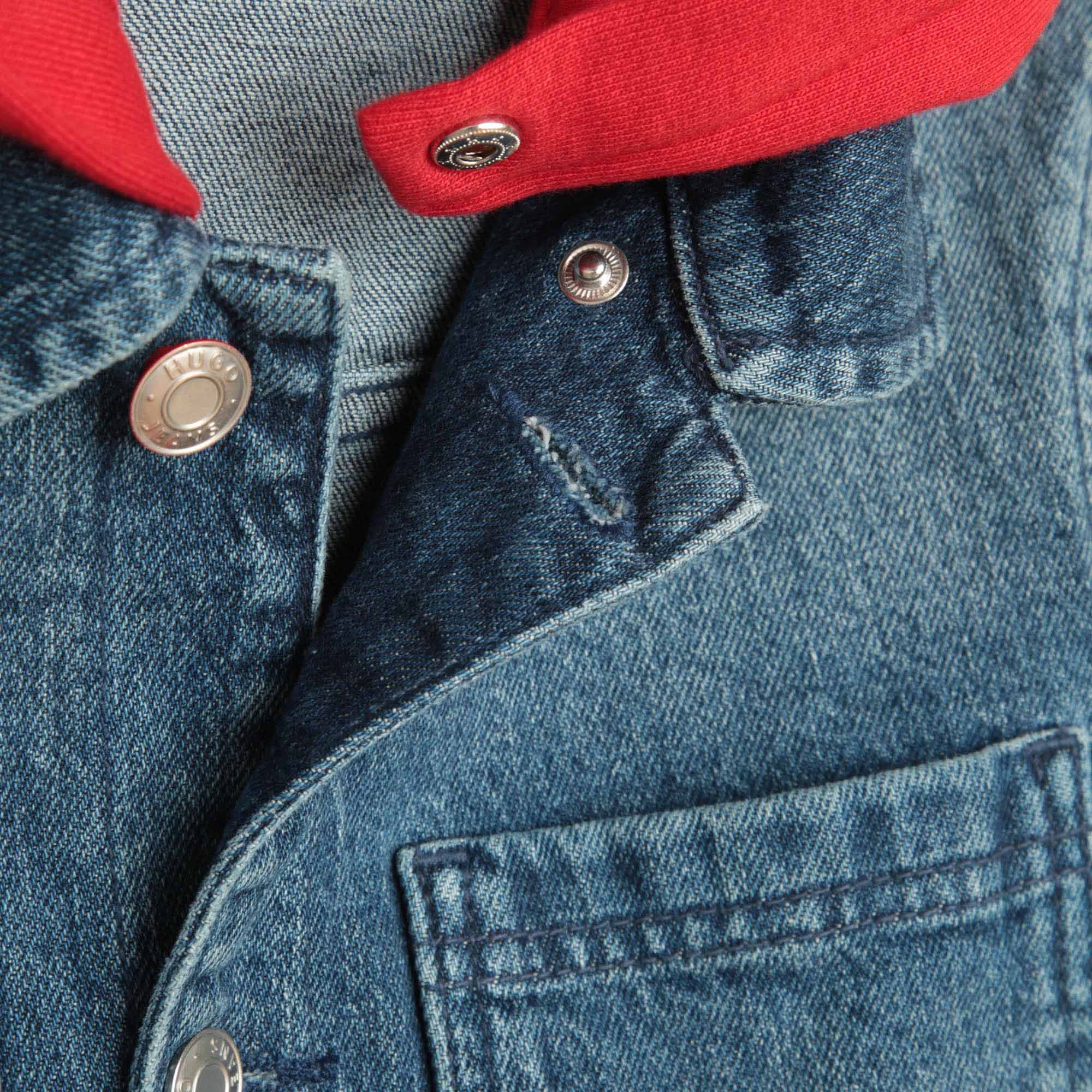 Denim Hooded Jacket Hugo