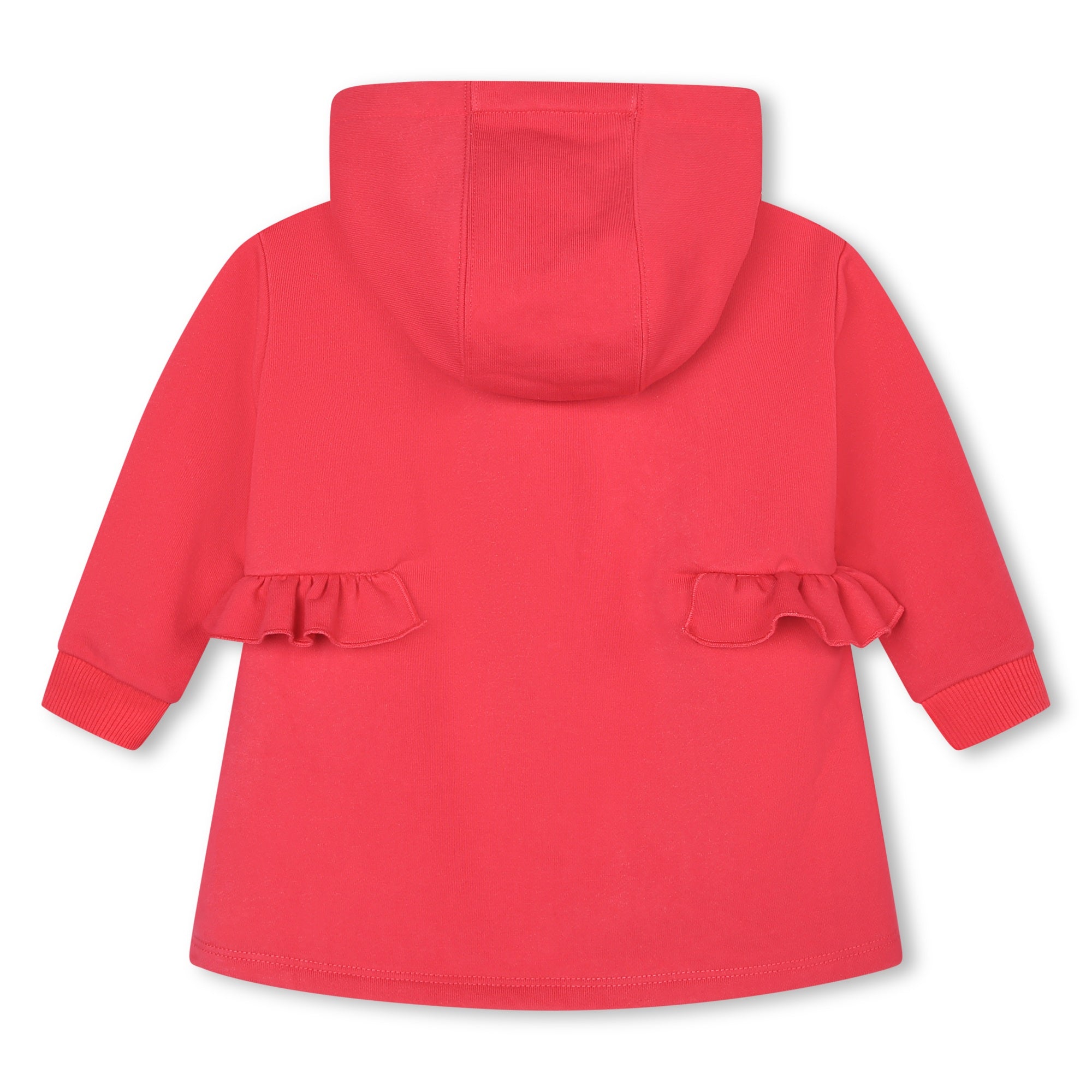 Fleece Hooded Dress with Sequins