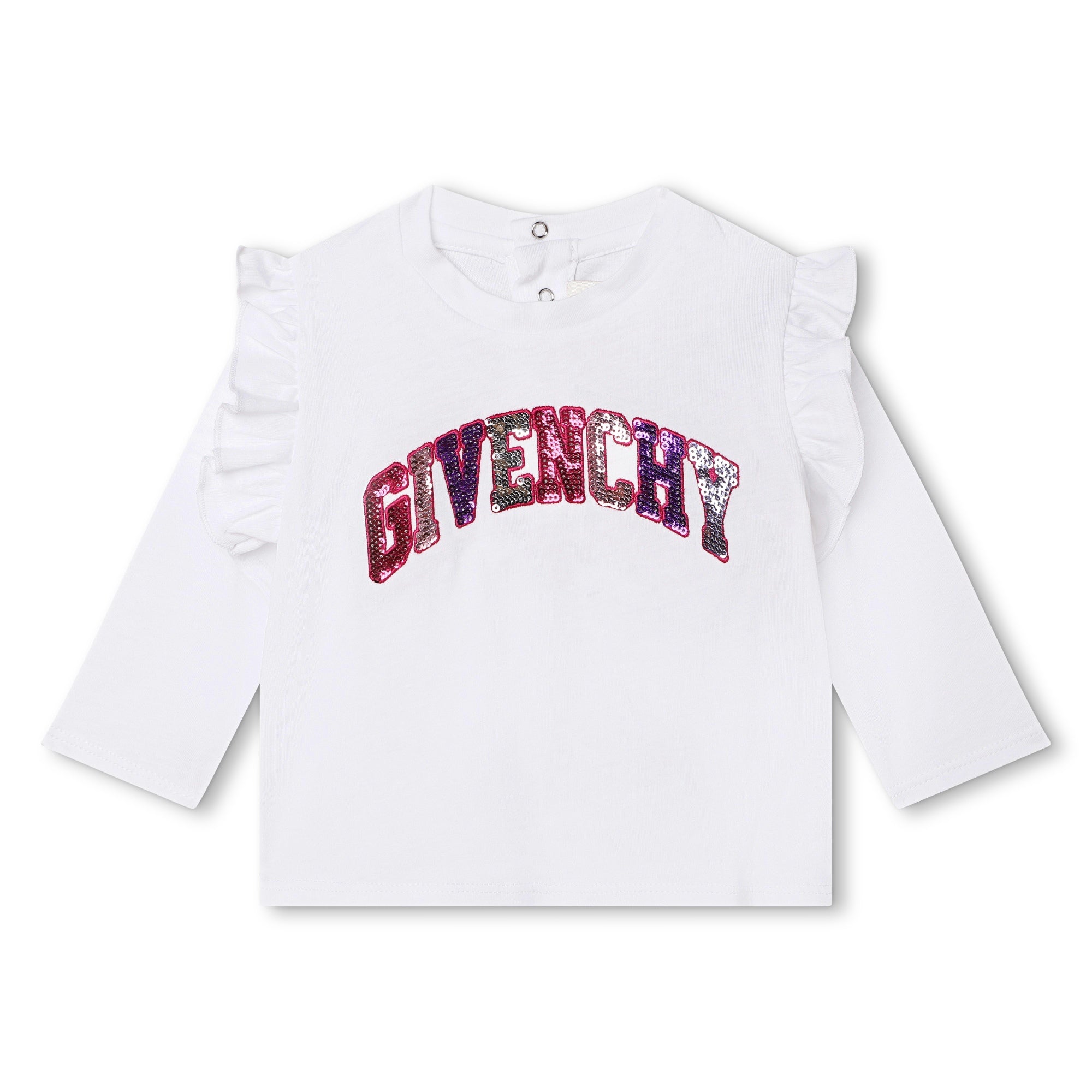 Organic Cotton Sequin Tee Givenchy
